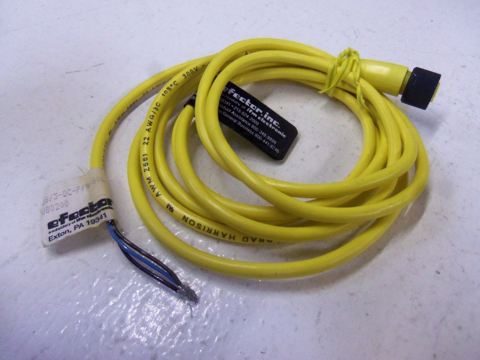 IFM EFECTOR U80200 CABLE CONNECTOR UNMP