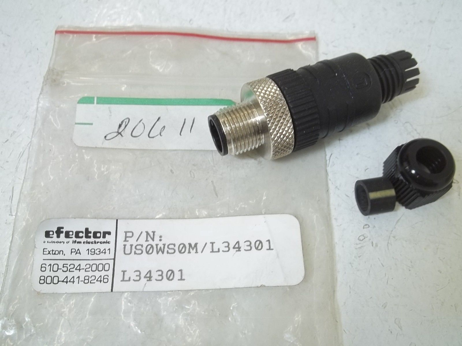 IFM EFECTOR US0WS0M/L34301 CONNECTOR/PLUG NSNP