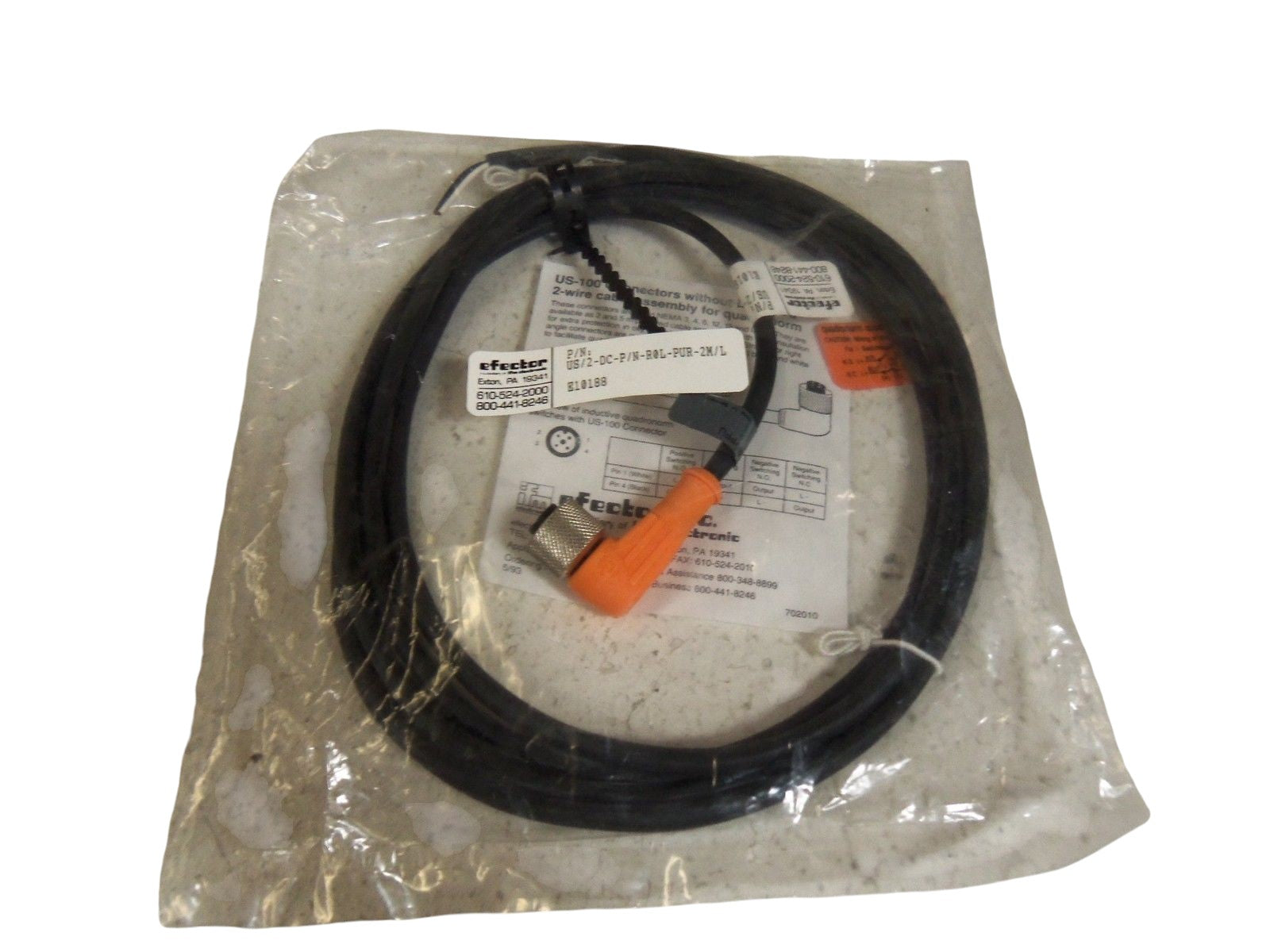 IFM EFECTOR E10188 SOCKET FOR SENSORS W/ M12 CONNECTOR NSMP