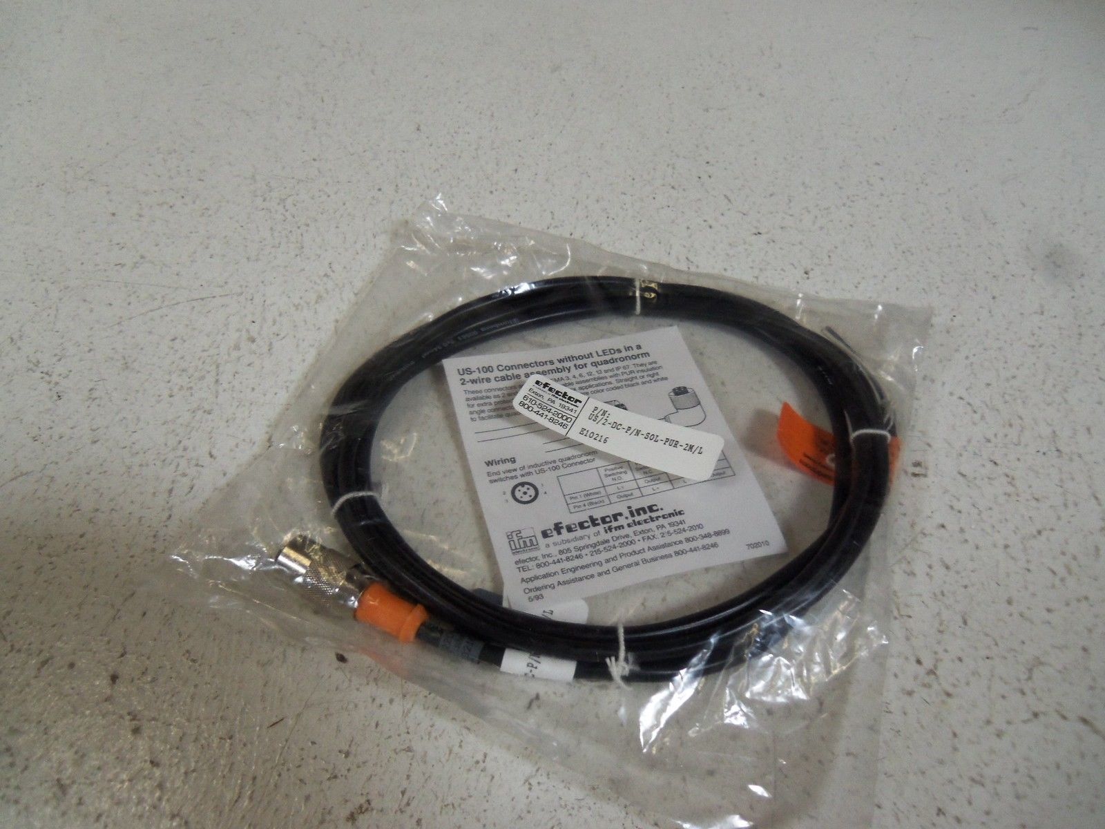 IFM EFECTOR E10216 CABLE NSMP
