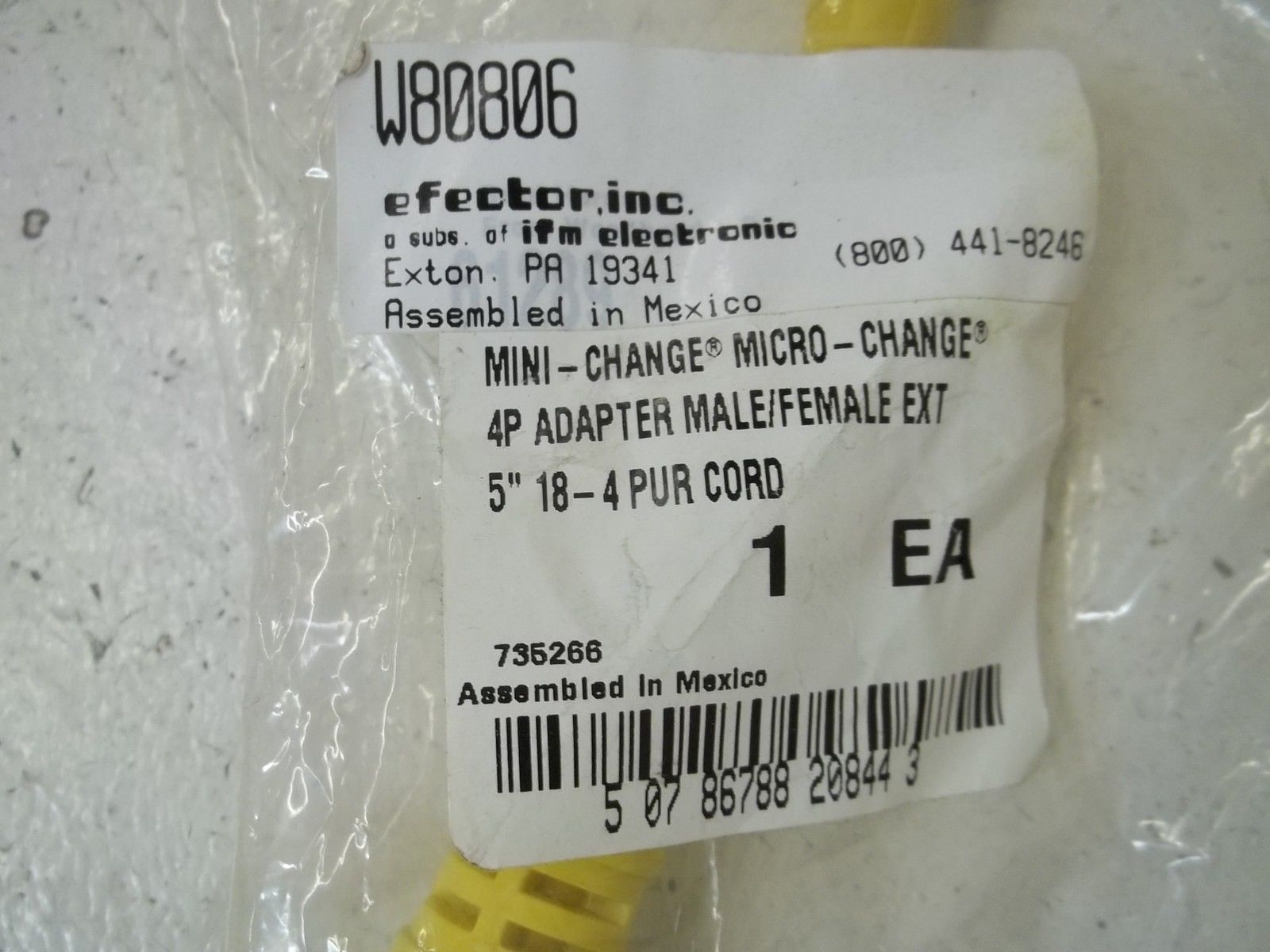 IFM EFECTOR W80806 NSMP