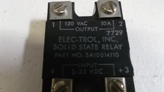 ELEC-TROL INC SA10094125 (120VAC) *NEW NO BOX*