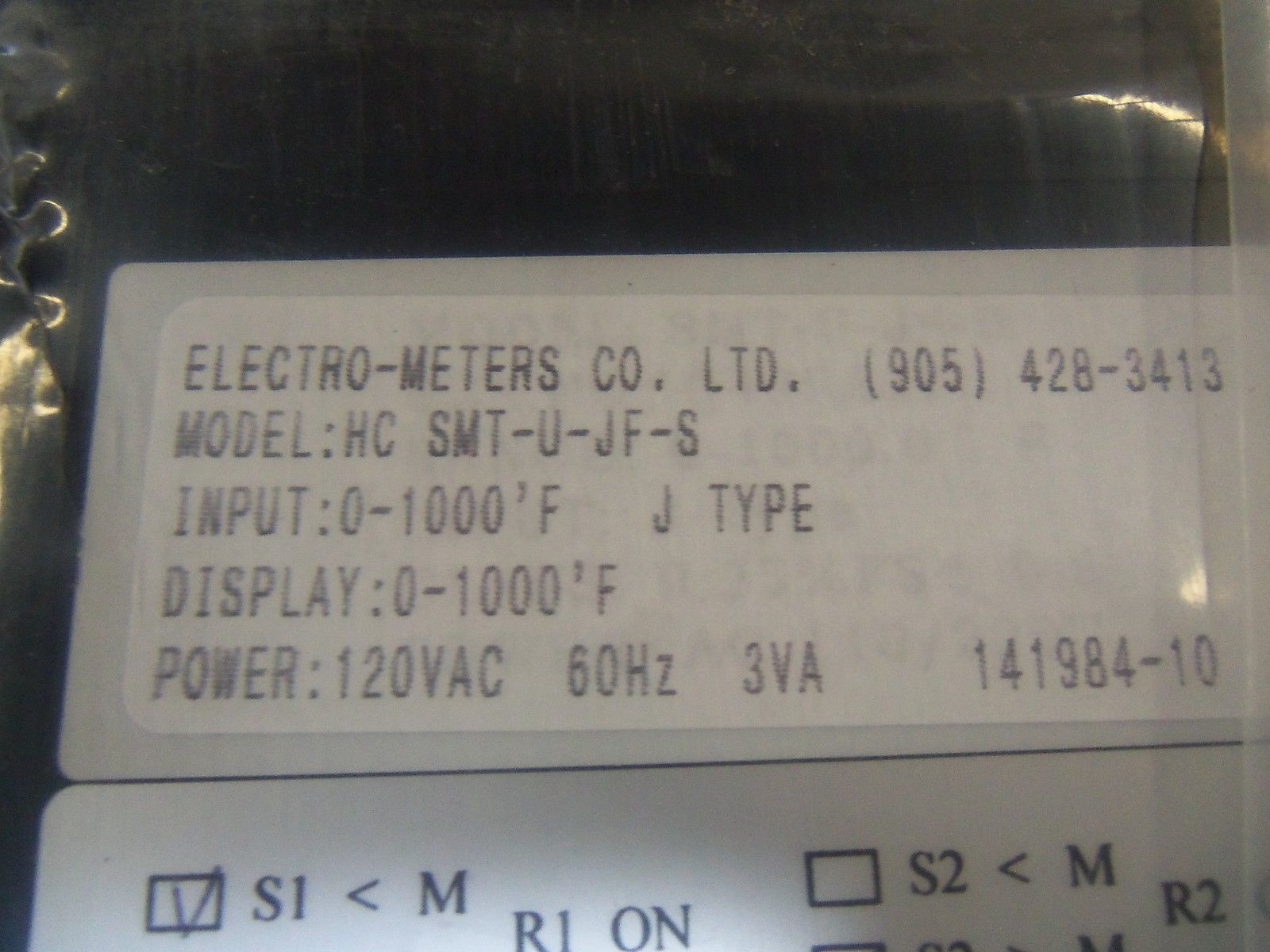 ELECTRO-METERS HC SMT-U-JF-S THERMAL SETTING METER NSMP