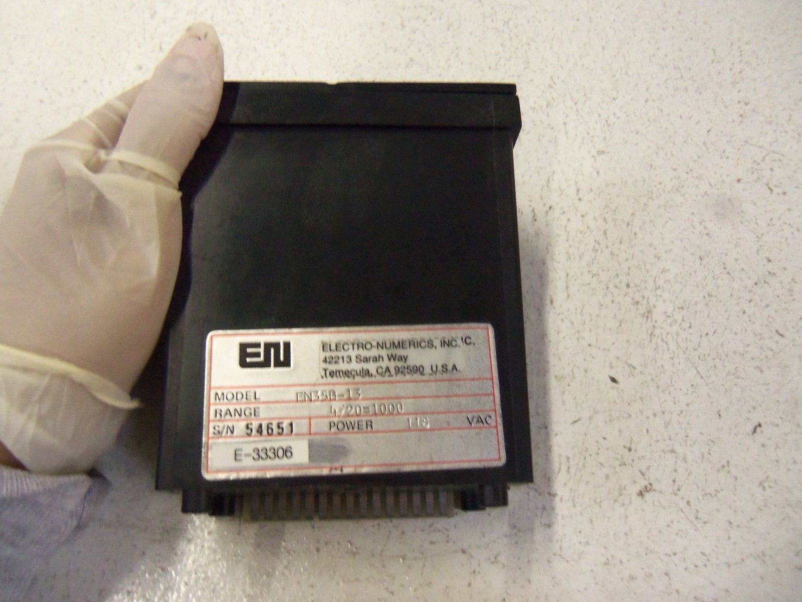 ELECTRO-NUMERICS PANEL METER EN35B-13 UNMP