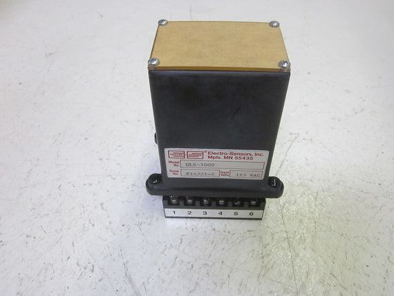 ELECTRO-SENSORS DLS-1000 DIGITAL SPEED SWITCH 115VAC *USED*