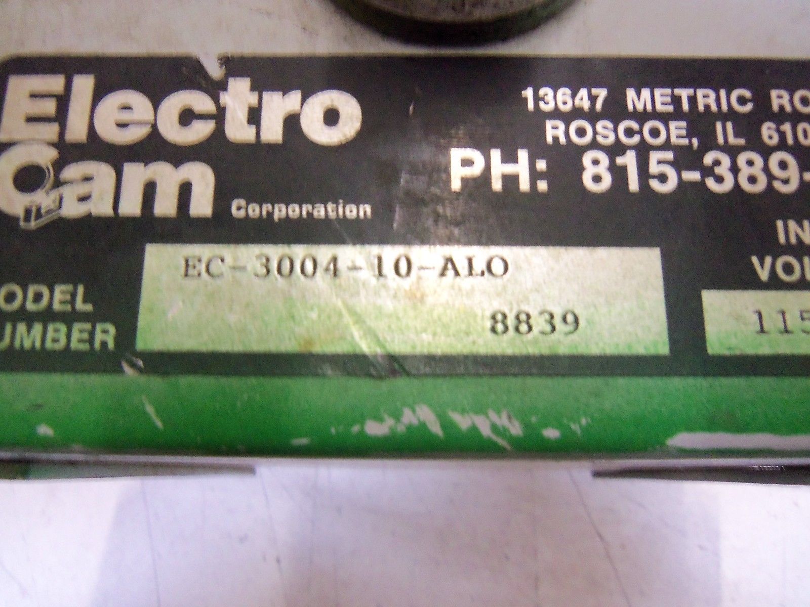 ELECTRO CAM EC-3004-10-ALO UNMP