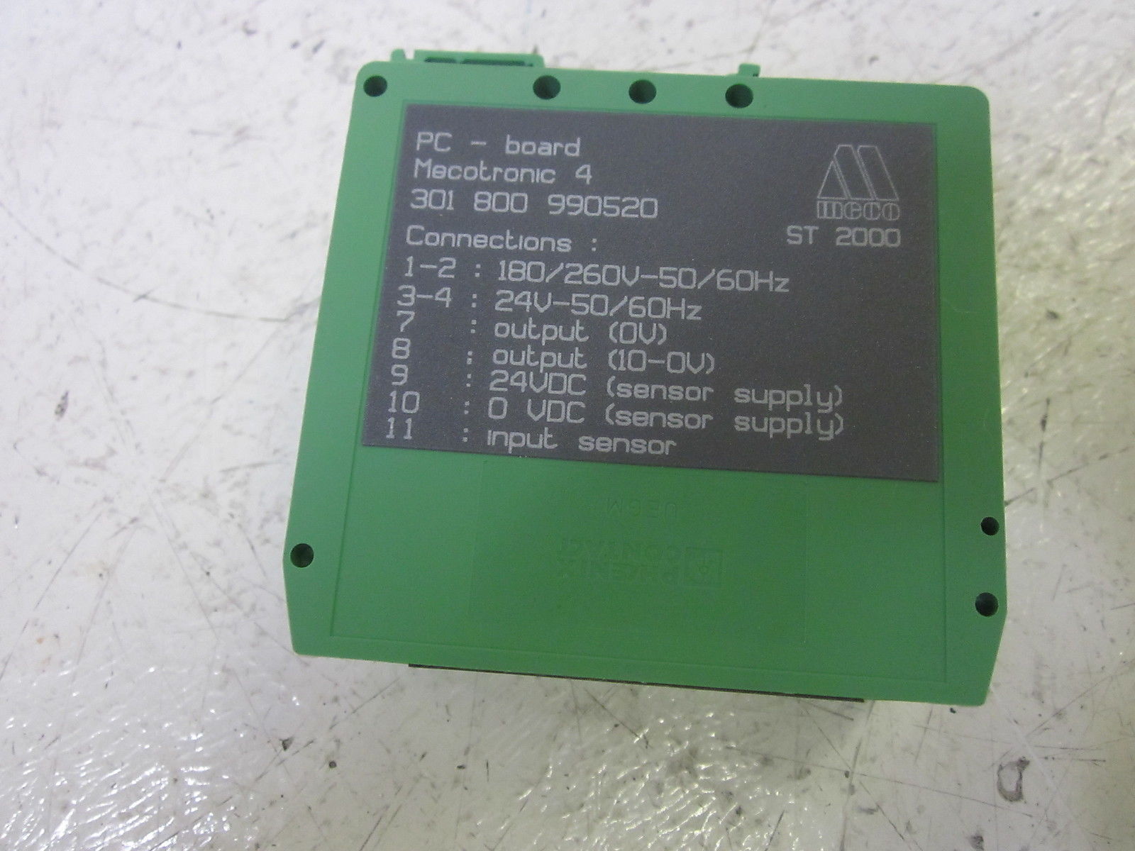 ELECTRONICA ST2000 MECOTRONIC4 301 8000 990520 24V NSMP