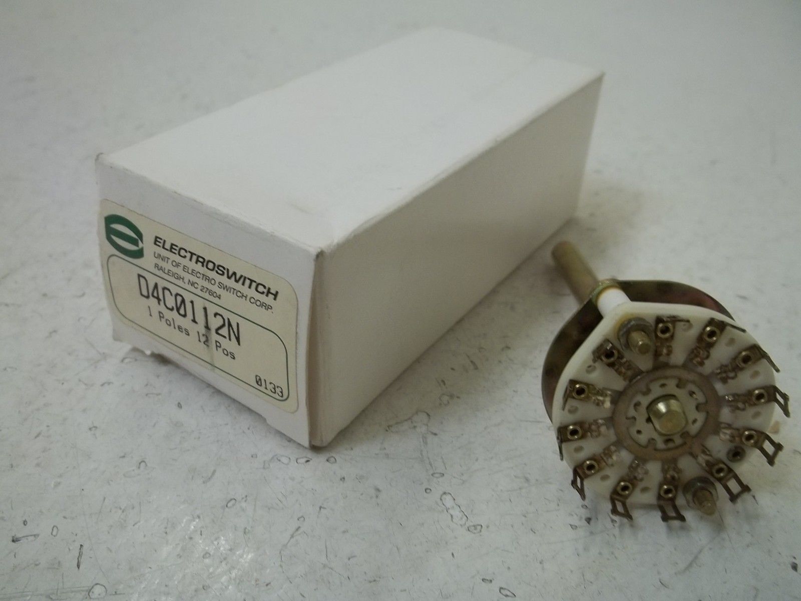 ELECTROSWITCH D4C0112N ROTARY SWITCH NSMP