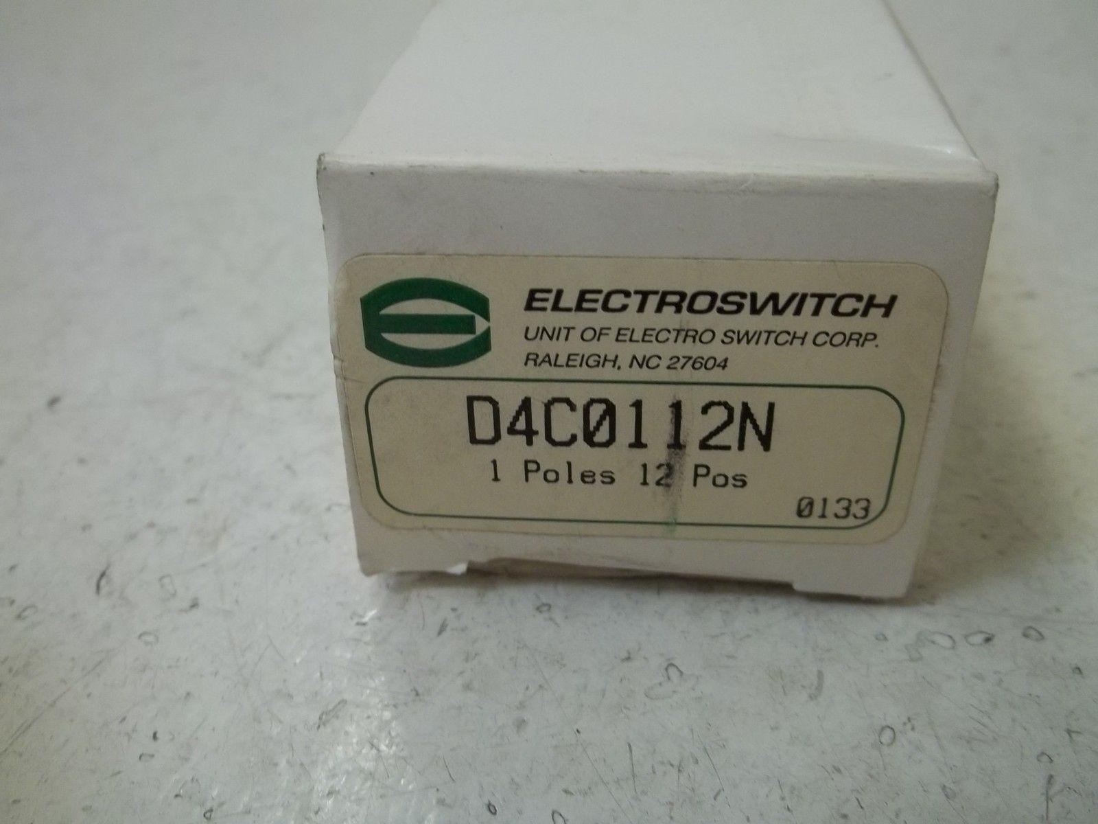 ELECTROSWITCH D4C0112N ROTARY SWITCH NSMP