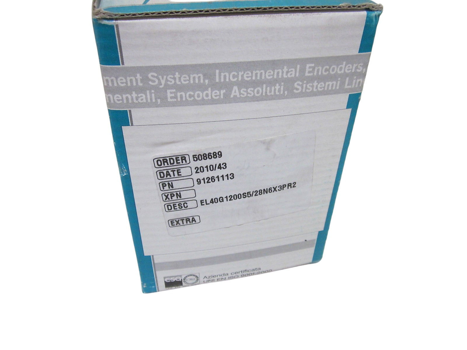 ELTRA EL40G1200S5/28N6X3PR2 ENCODER P/N: 91261113 UNMP