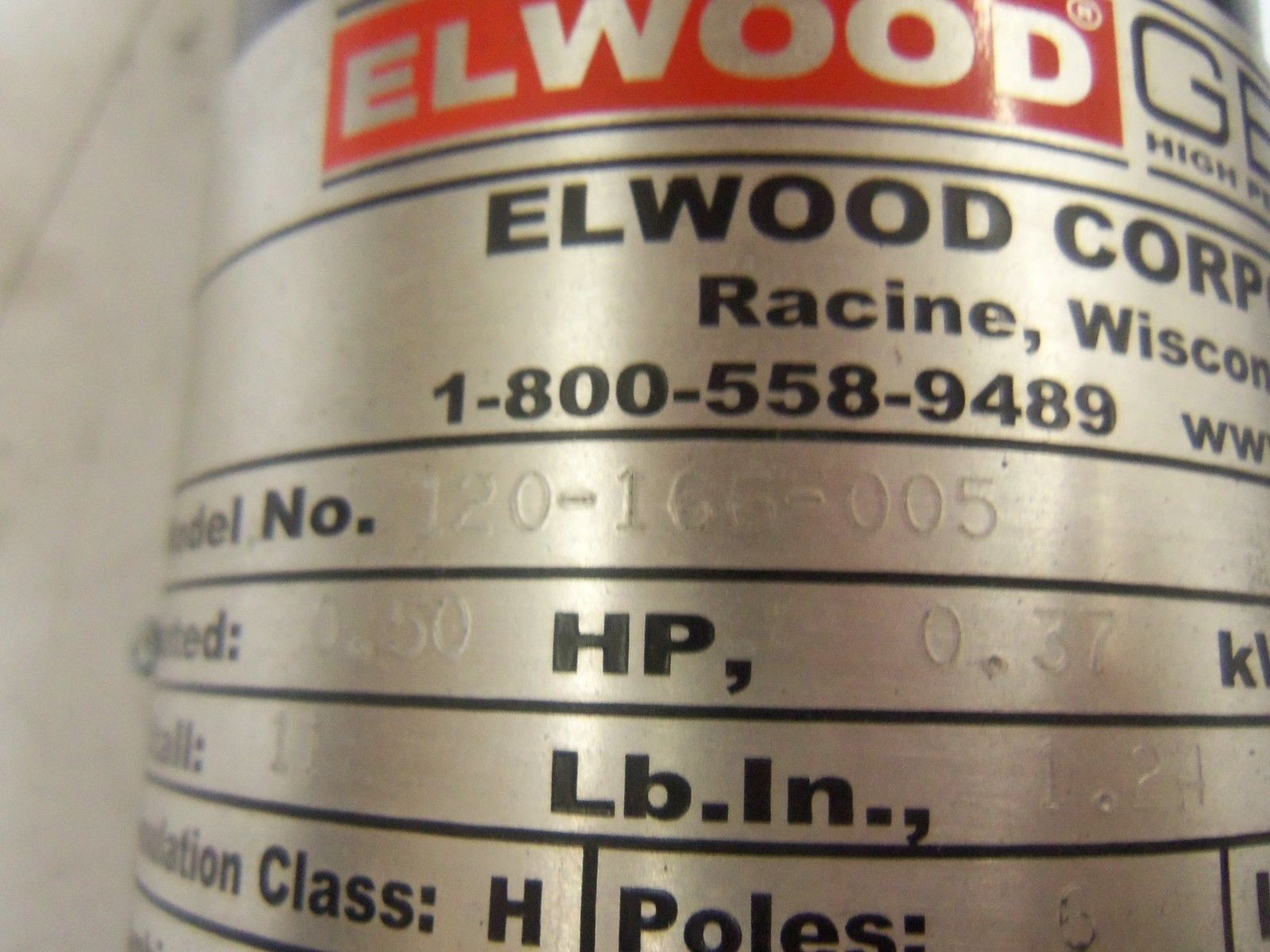ELWOOD GETTYS 120-166-005 BRUSHLESS SERVO MOTOR NSNP