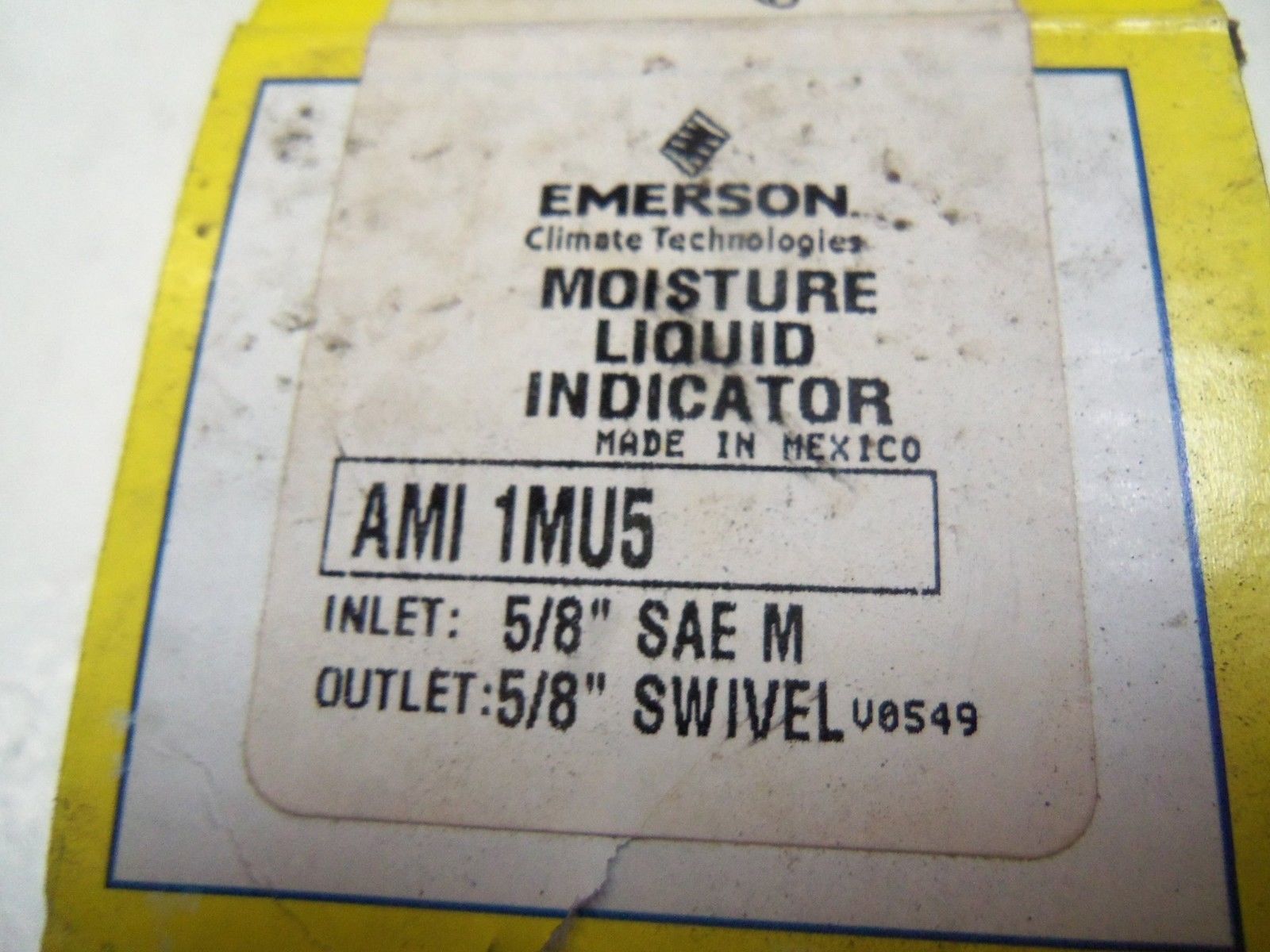 EMERSON AMI-1MU5 MOISTURE LIQUID INDICATOR NSMP