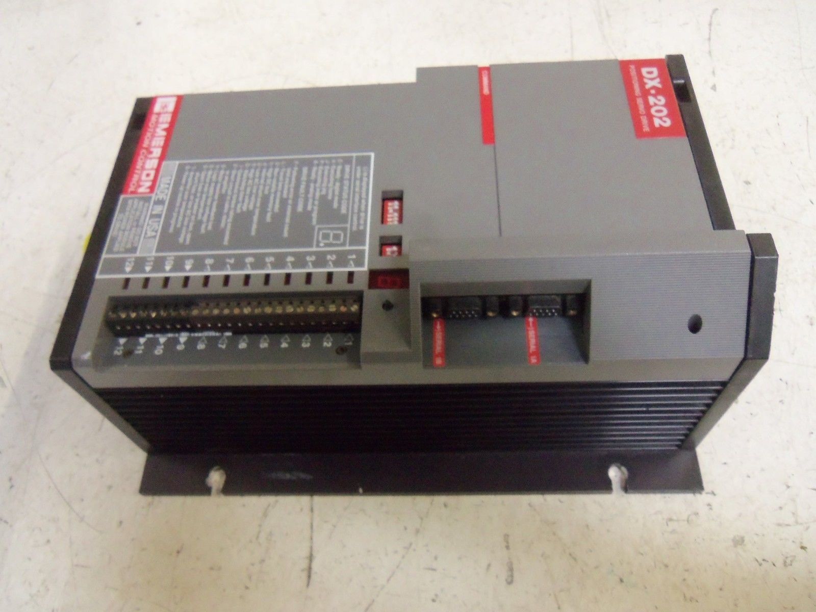 EMERSON DXA-202 SERVO AMPLIFIER DRIVE (UNMP) UNMP