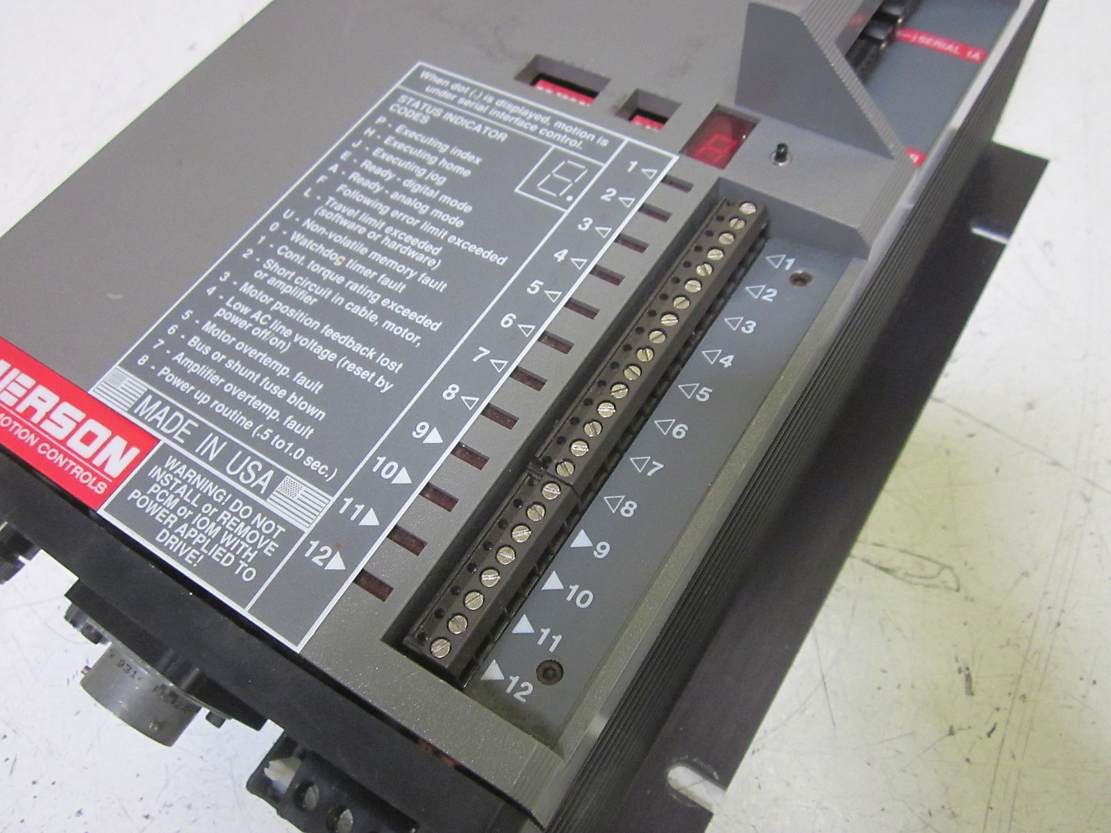 EMERSON DXA-205 POSITIONING SERVO DRIVE UNMP