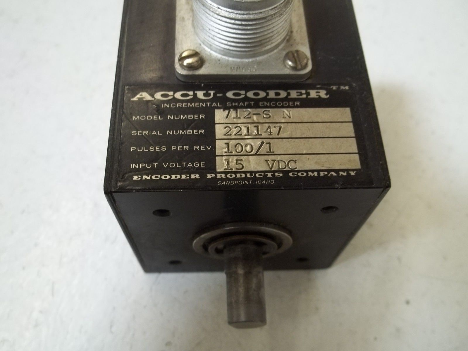 ENCODER PRODUCTS 712-SN ACCU-CODER UNMP