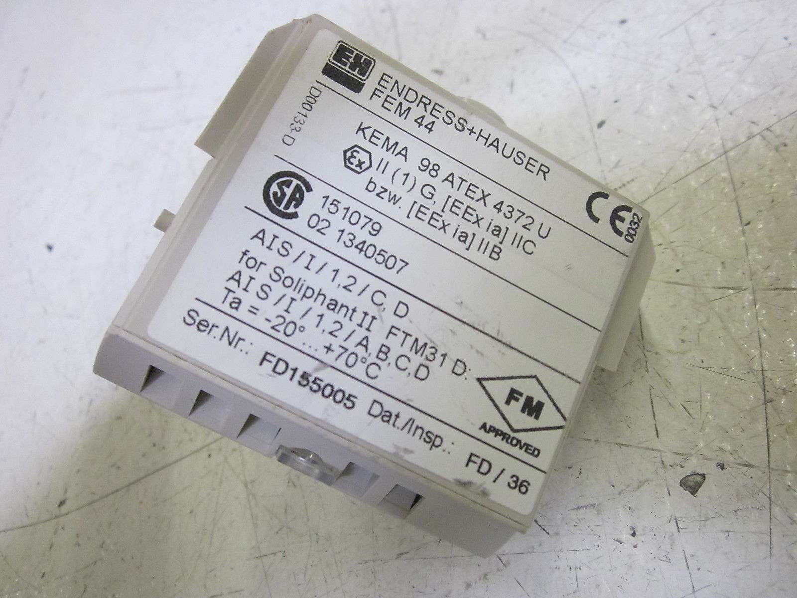 ENDRESS+HAUSER FEM 44 TRANSMITTER UNMP