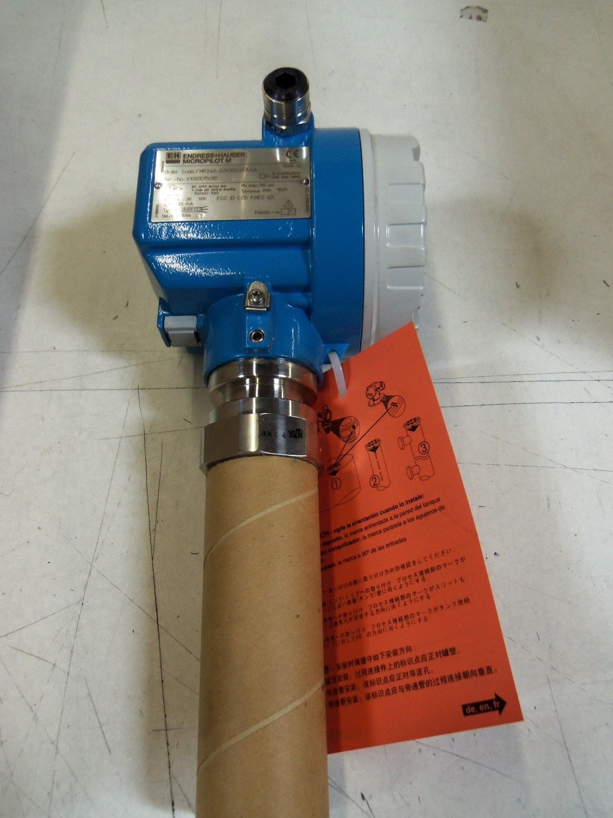 ENDRESS+HAUSER MICROPILOT M FMR240-S2K1GNJAA4A LEVEL INDICATOR *NEW NO BOX*