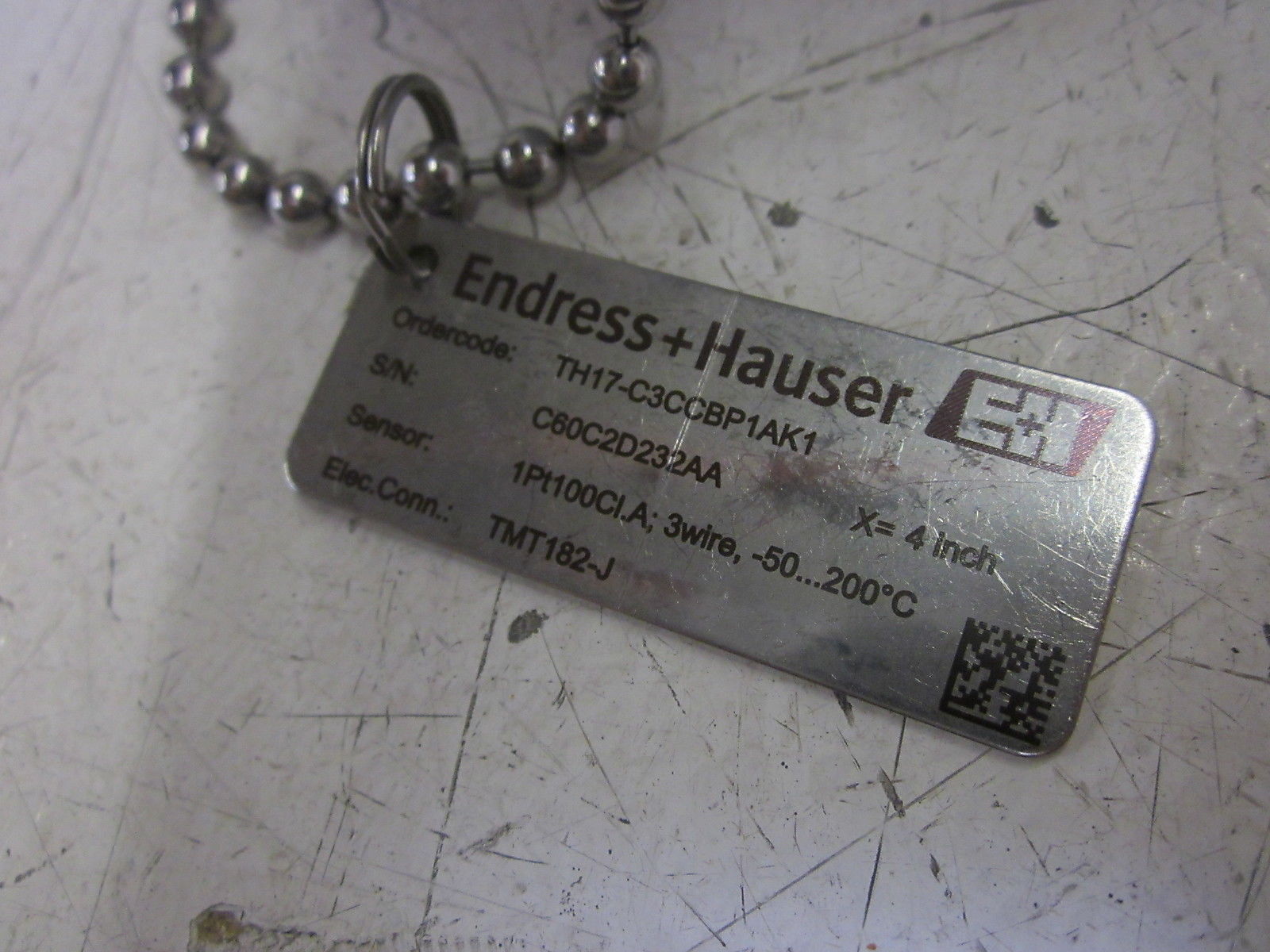 ENDRESS+HAUSER TH17-C3CCBP1AK1 TEMPERATURE SENSOR NSNP