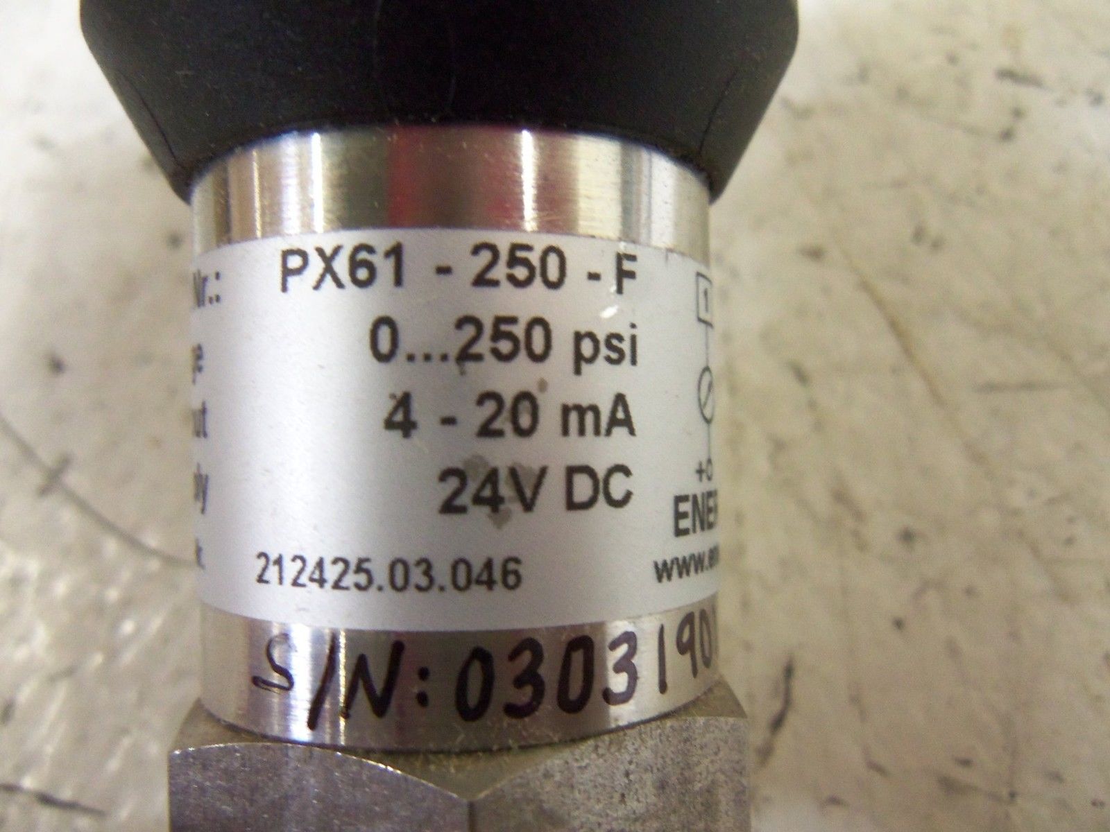 ENERCORP PX61-250-F PRESSURE TRANSMITTER NSMP