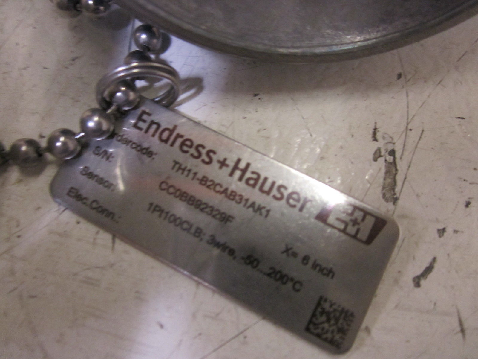 ENDRESS+HAUSER TH11-B2CAB31AK1 TEMPERATURE SENSOR UNMP