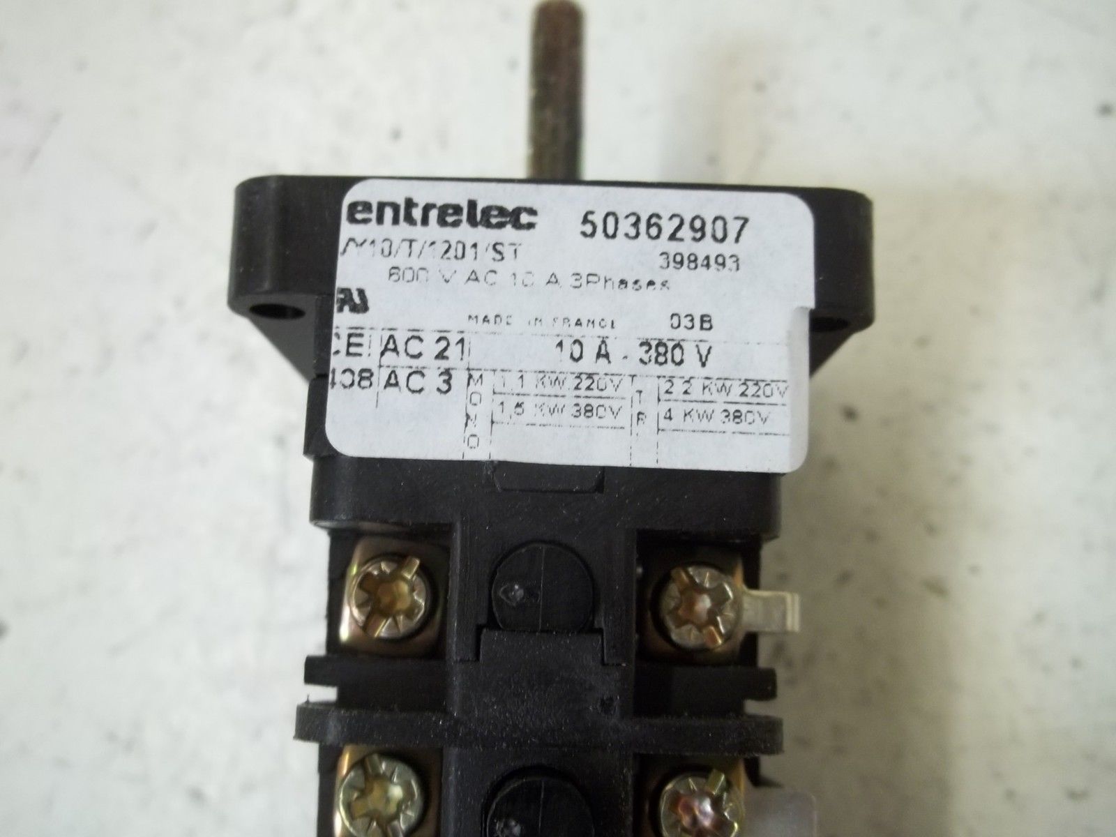 ENTERLEC 050362907 SWITCH , 12 POSITION NSMP