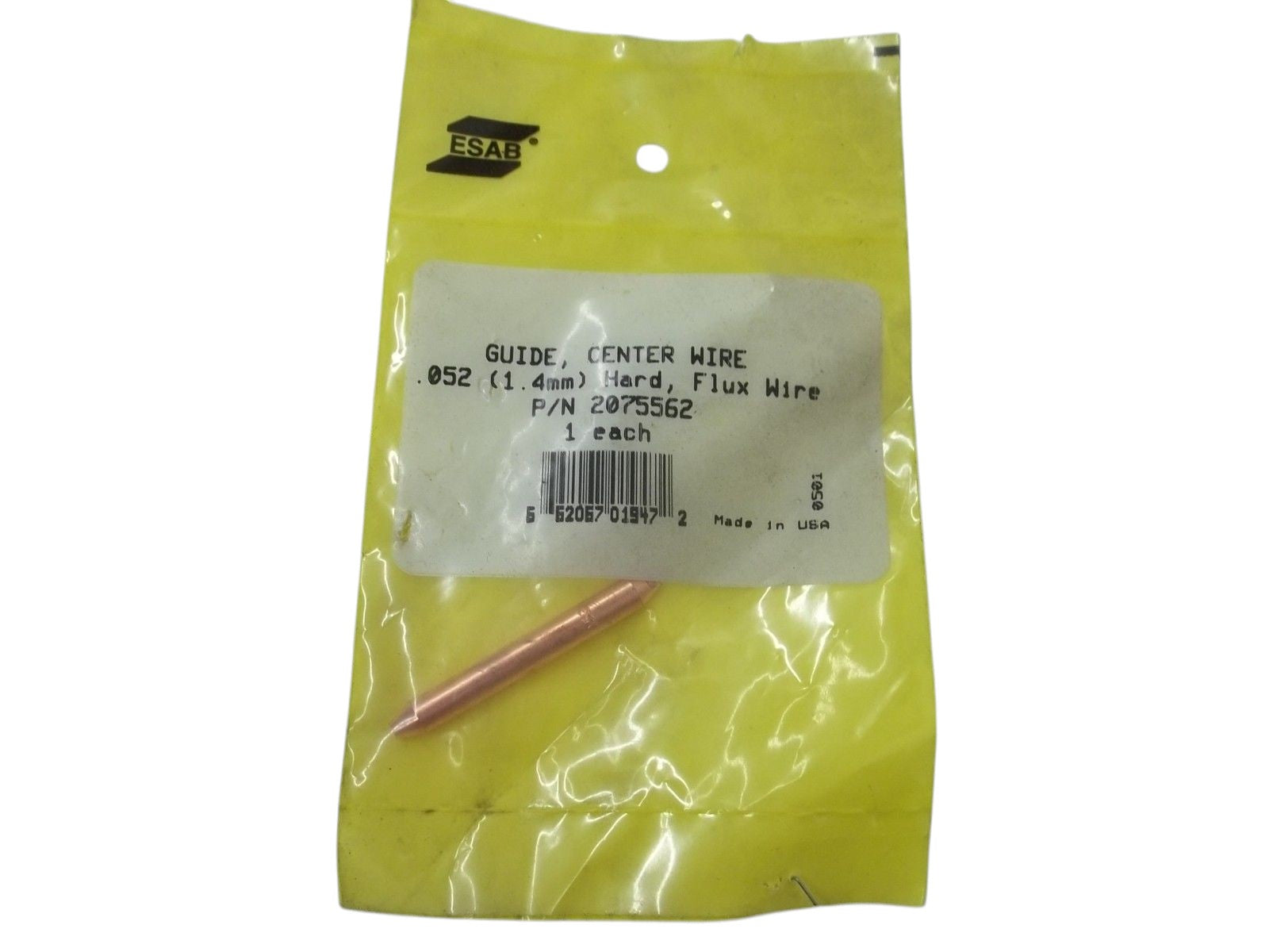 ESAB 2075562 GUIDE,CENTER WIRE .052 HARD, FLUX WIRE NSMP