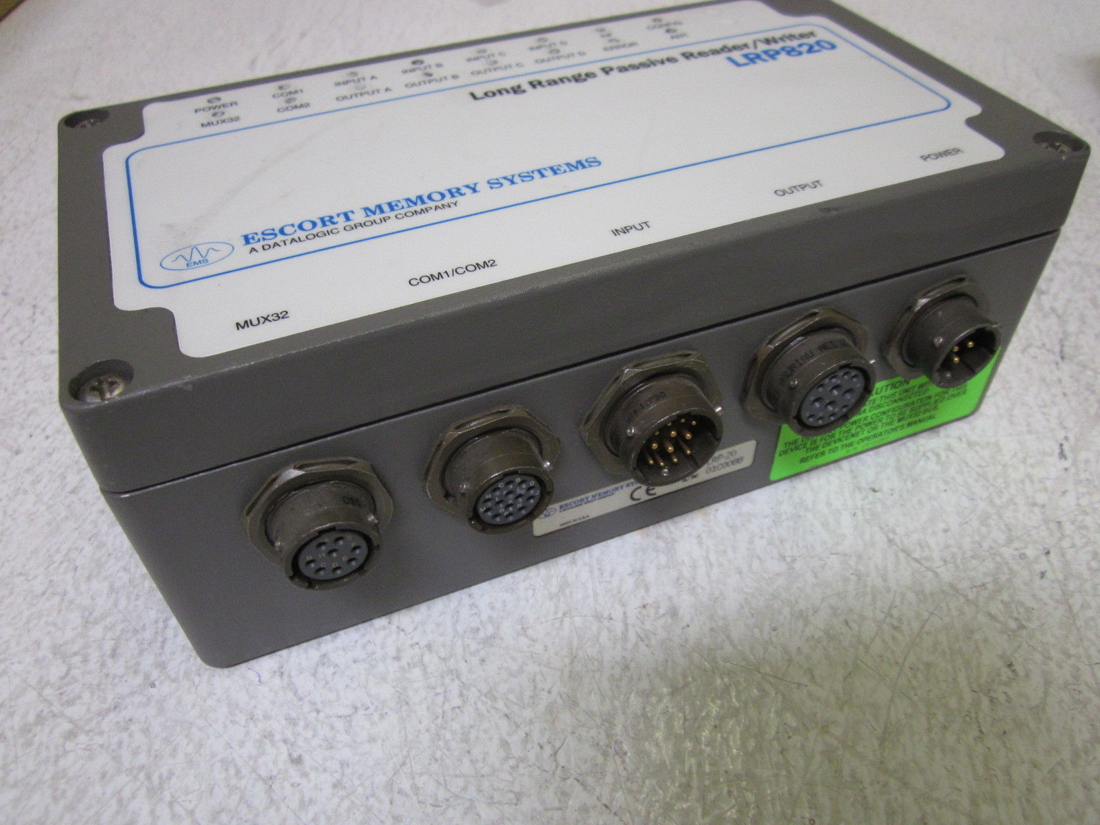 ESCORT MEMORY SYSTEMS LRP-20 LONG RANGE PASSIVEL READER / WRITER UNMP