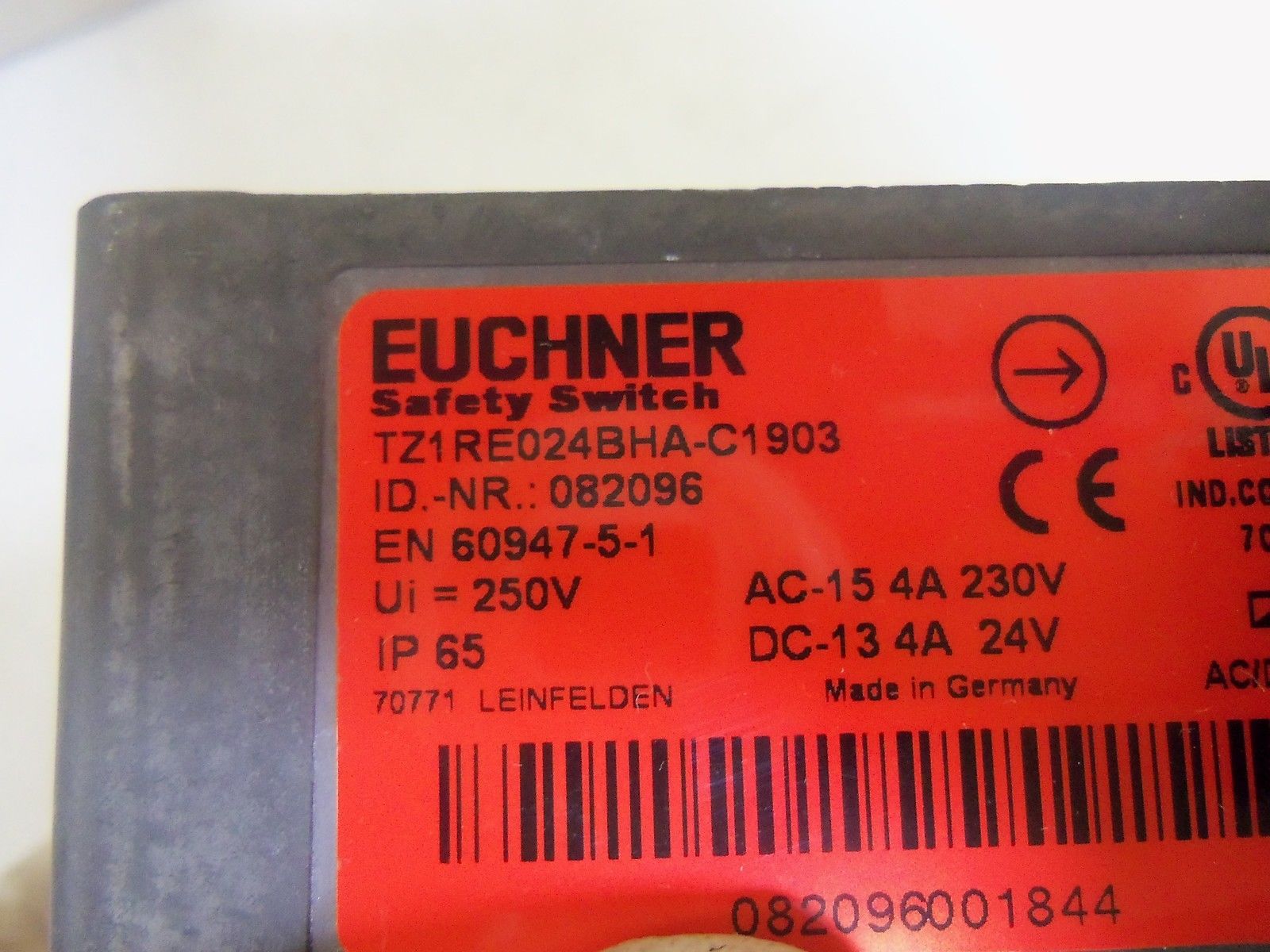 EUCHNER TZ1RE024BHA-C1903 NSMP