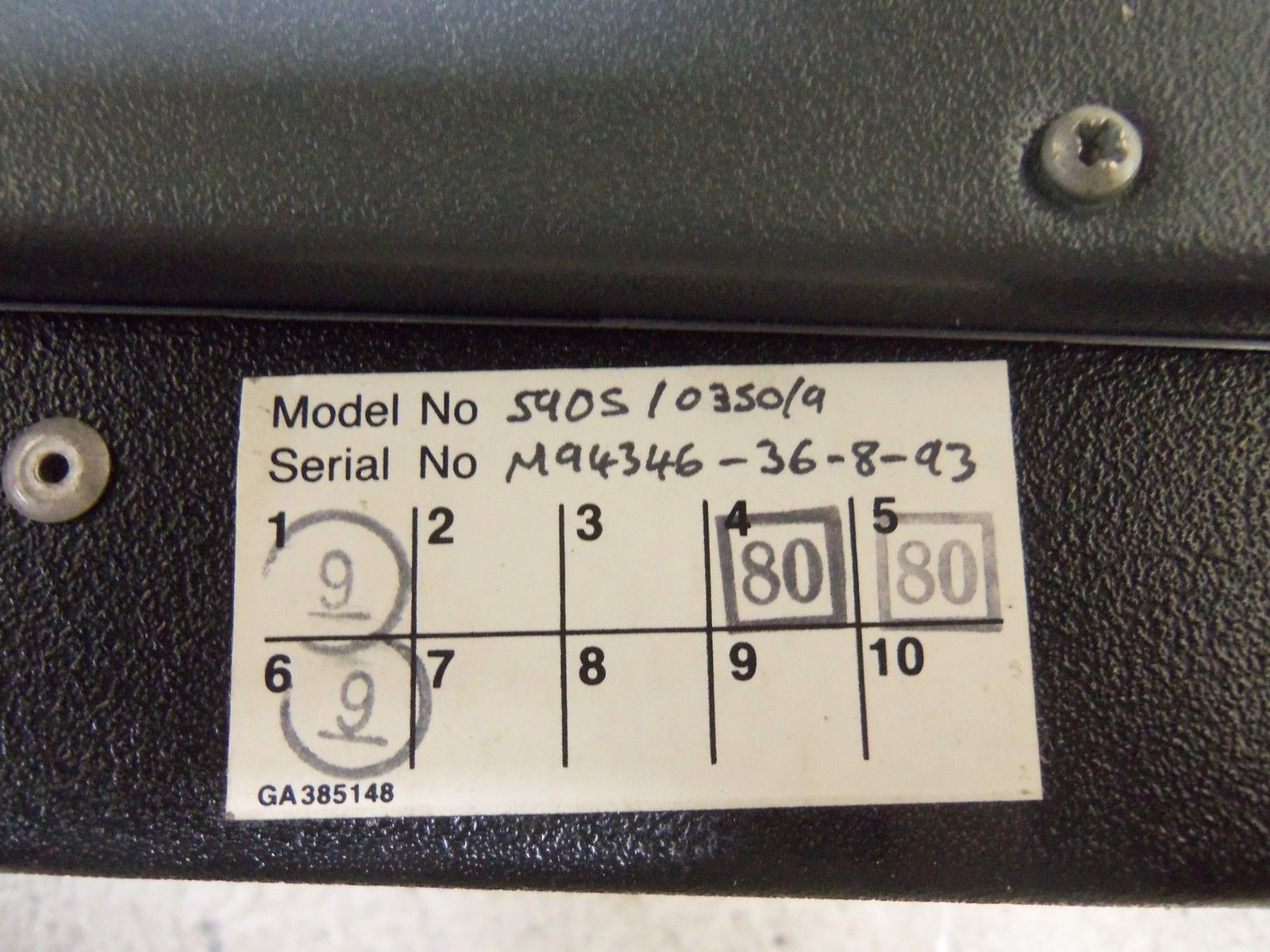 EUROTHERM 590S/03S0/9 DRIVE UNMP