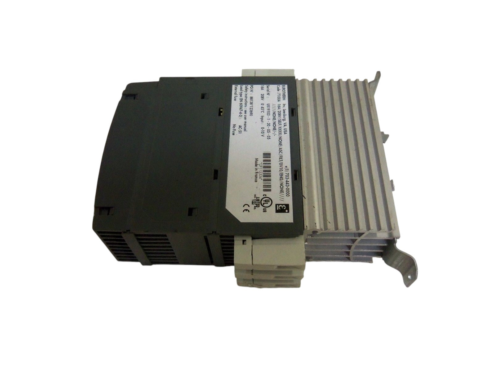 EUROTHERM 7100A 16A/208V/SELF/XXXX/NONE/ASC/FILT/0V10/ENG/NONE/////////NONE/NONE