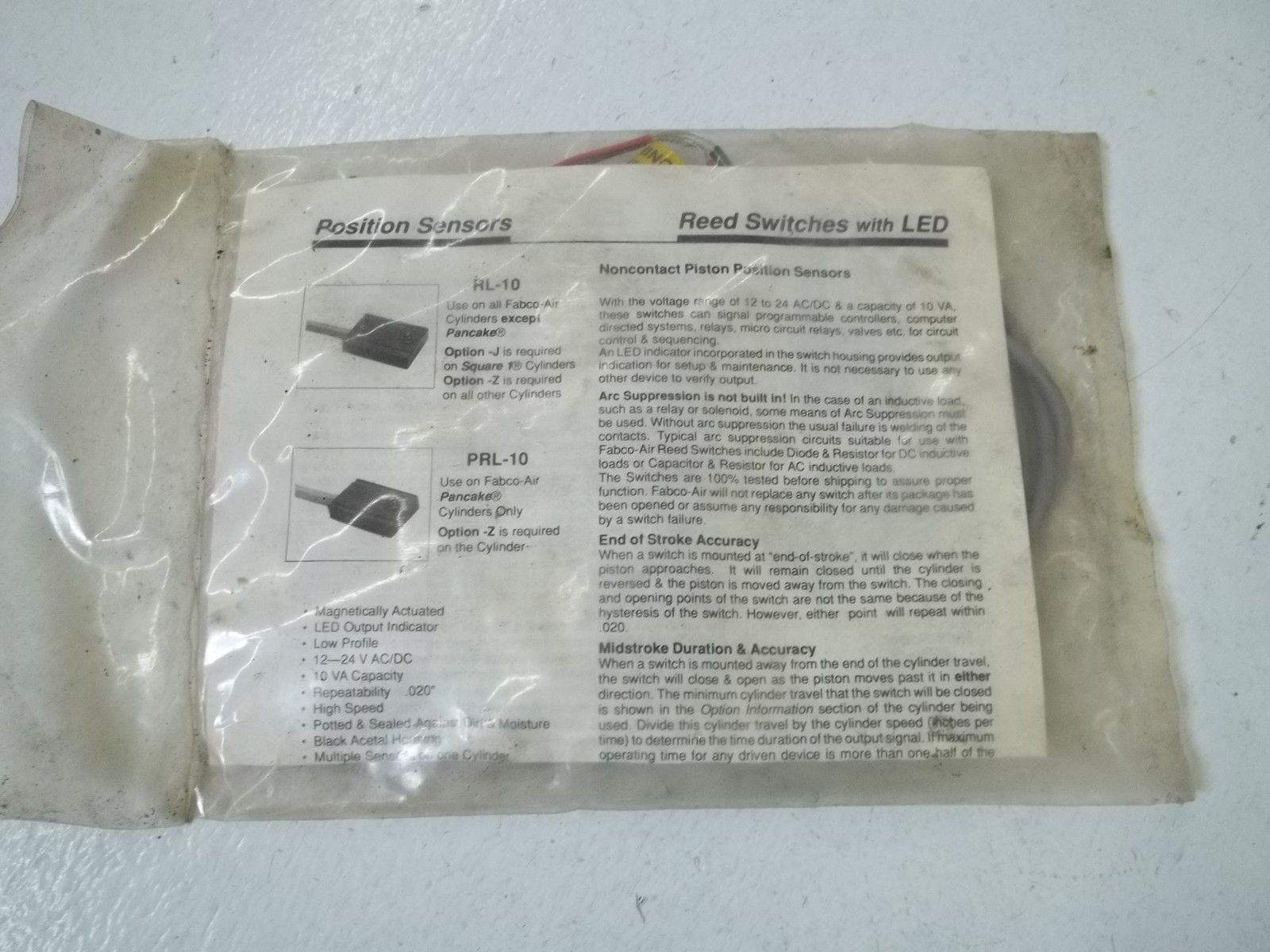 FABCO -AIR PRL 10 POSITION SENSOR NSMP