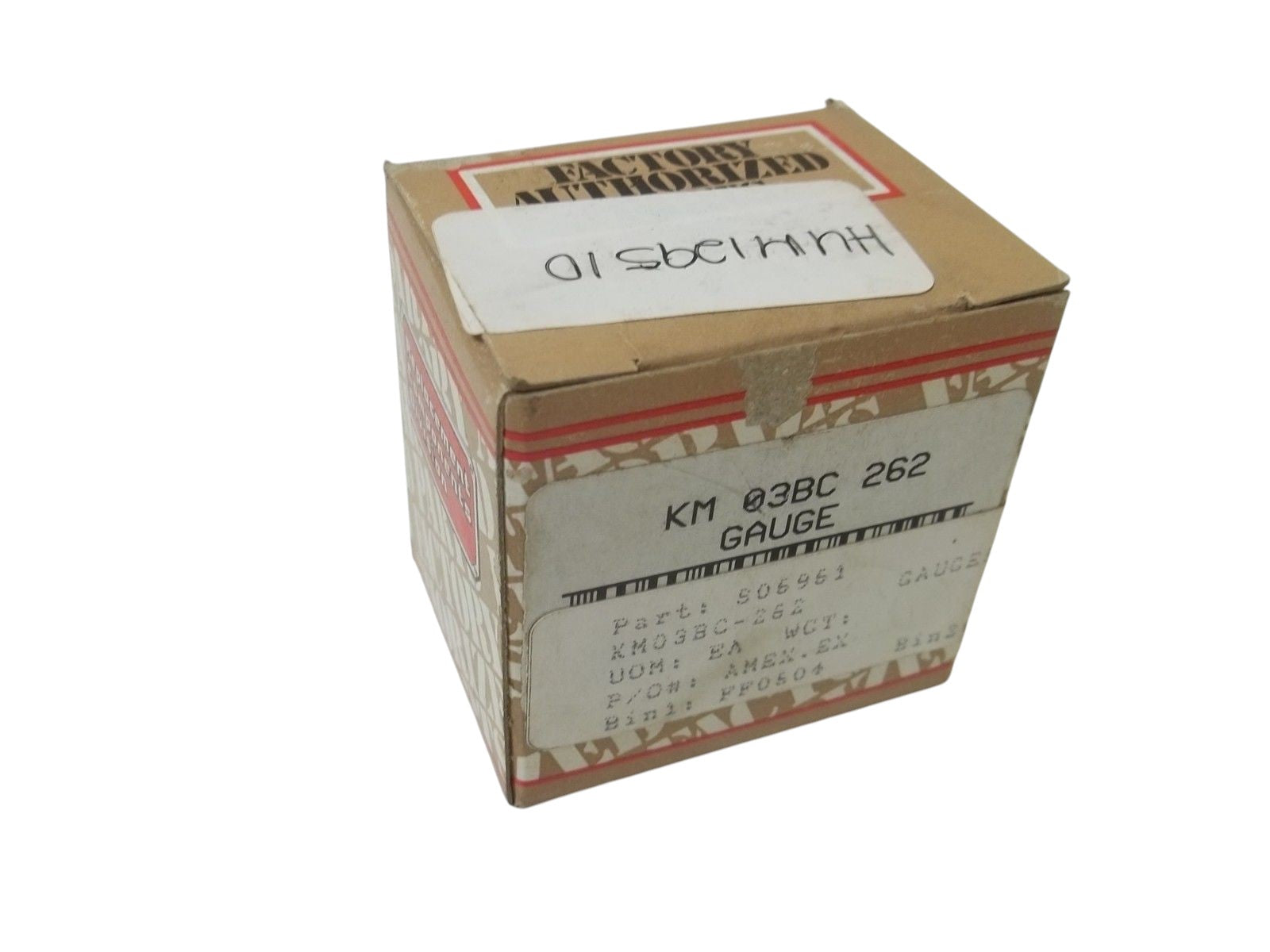 FACTORY AUTHORIZED PARTS KM 03BC 262 GAUGE 0-400 PSI NSMP