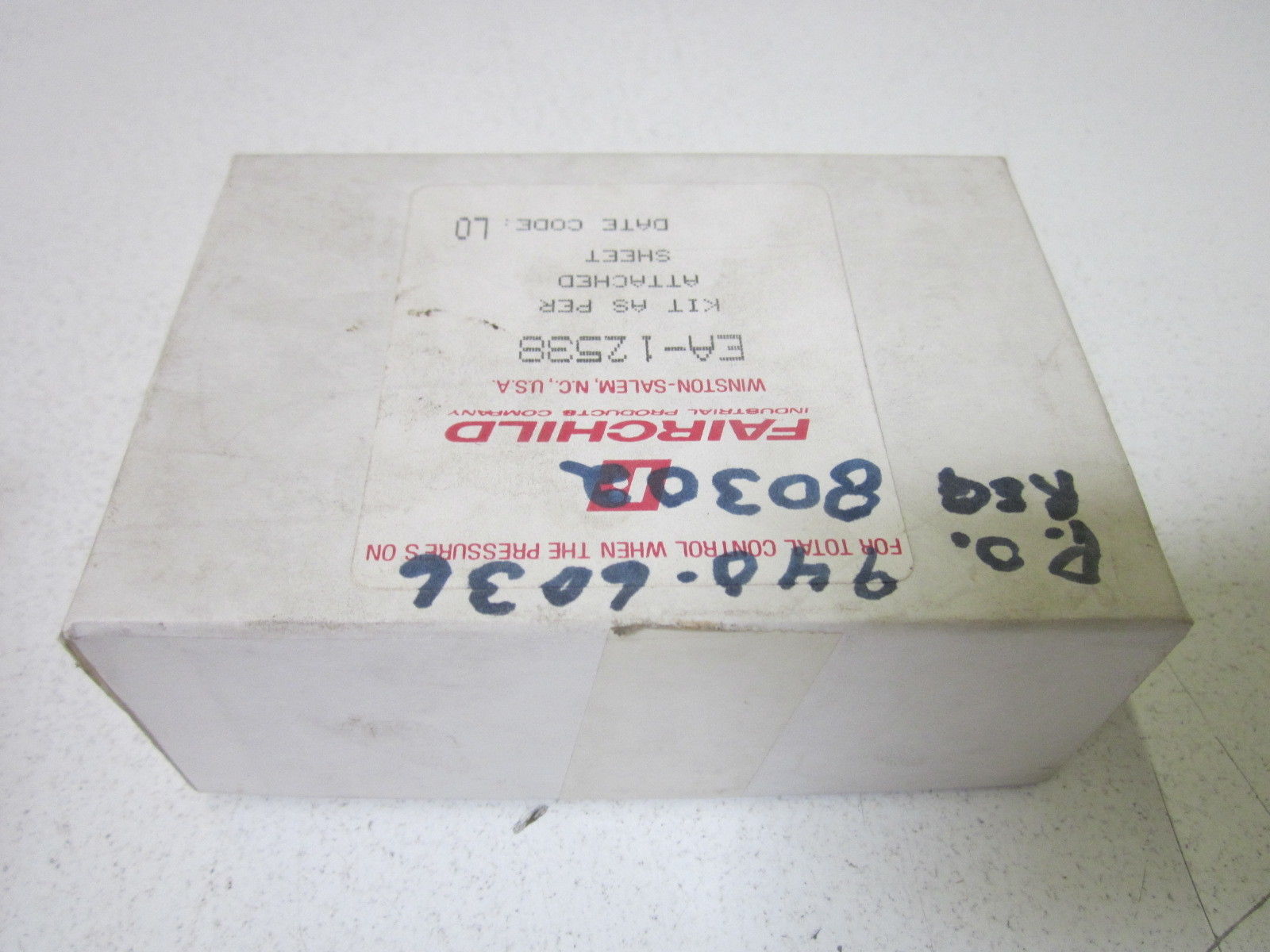 FAIRCHILD 90 LOW AND HIGH PRESSURE SELECTING RELAYS EA-12538 NSMP