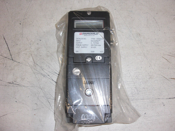 FAIRCHILD T7900-D0502ON PNEUMATIC TRANSDUCER *NEW NO BOX*