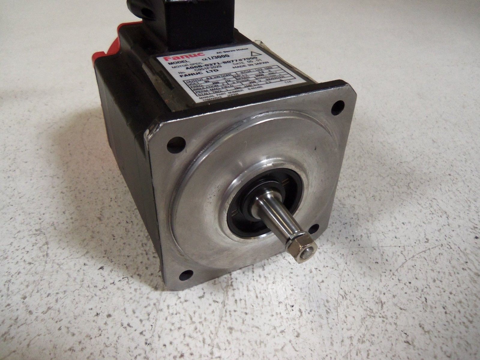 FANUC AC SERVO MOTOR A06B-0371-B077 #7000 UNMP