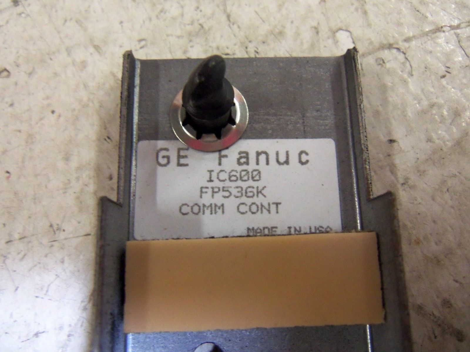 FANUC IC600FP536K FACEPLATE UNMP