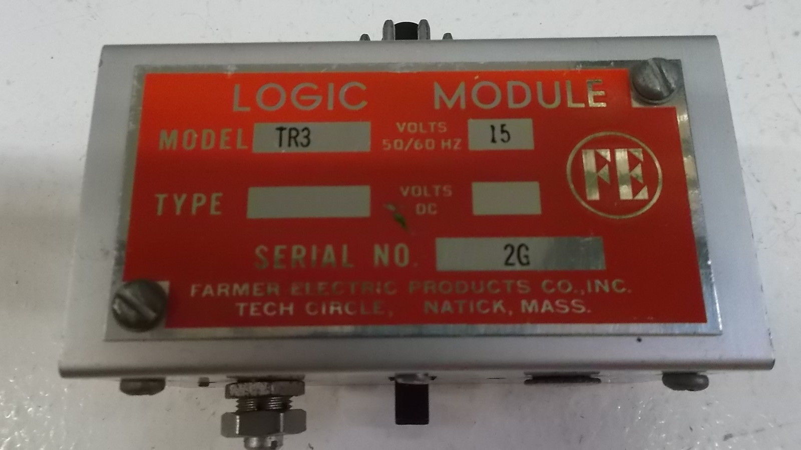 FARMER ELECTRIC TR3 UNMP