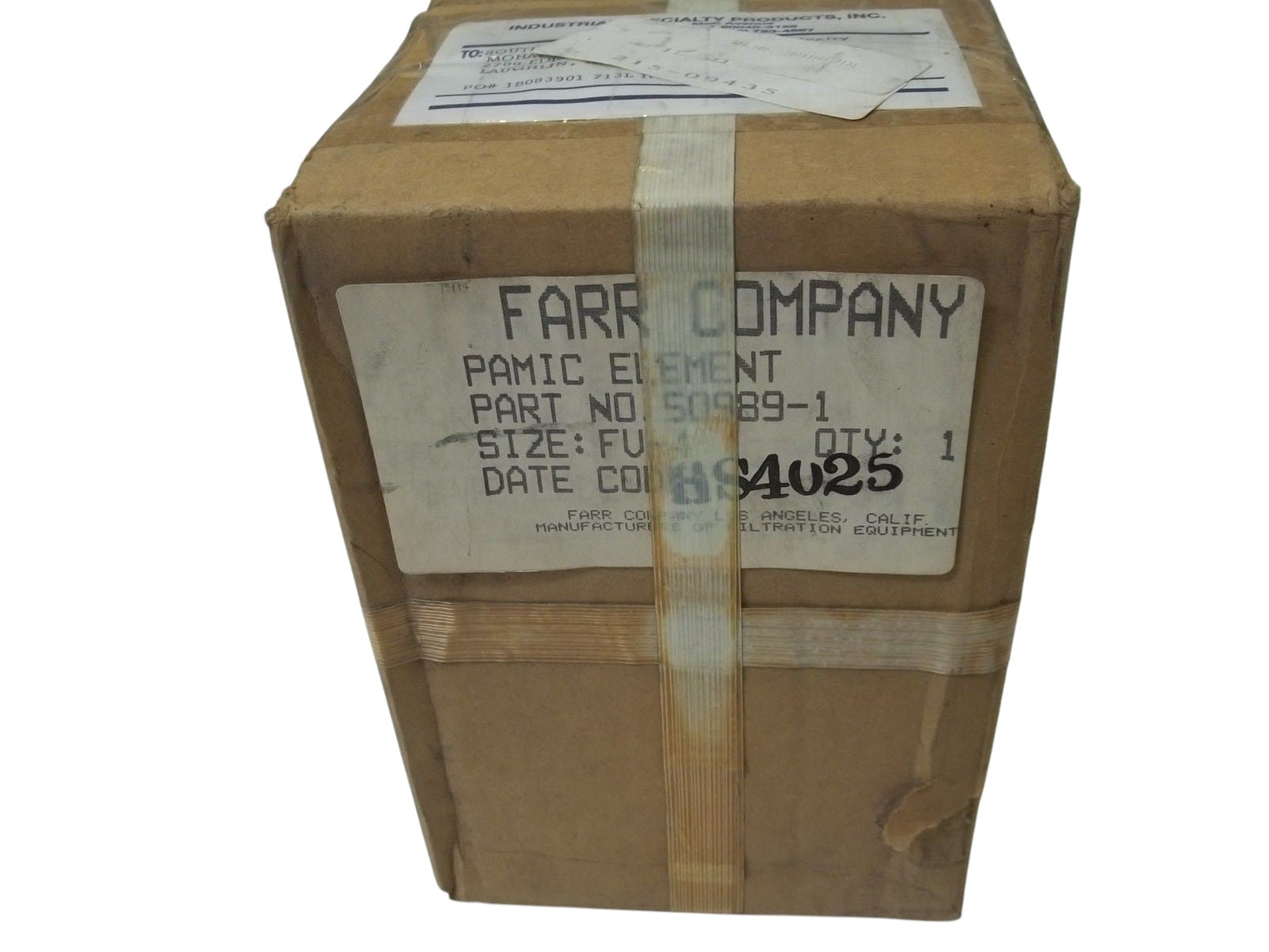 FARR COMPANY 50989-1 FILTER NSMP