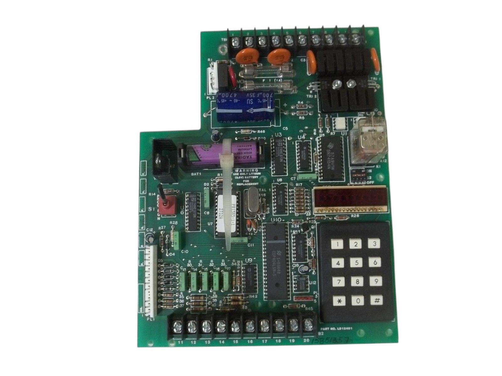 FARVAL LD12401 CONTROL BOARD UNMP