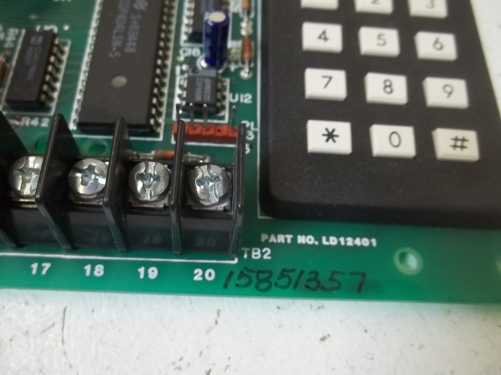 FARVAL LD12401 CONTROL BOARD UNMP