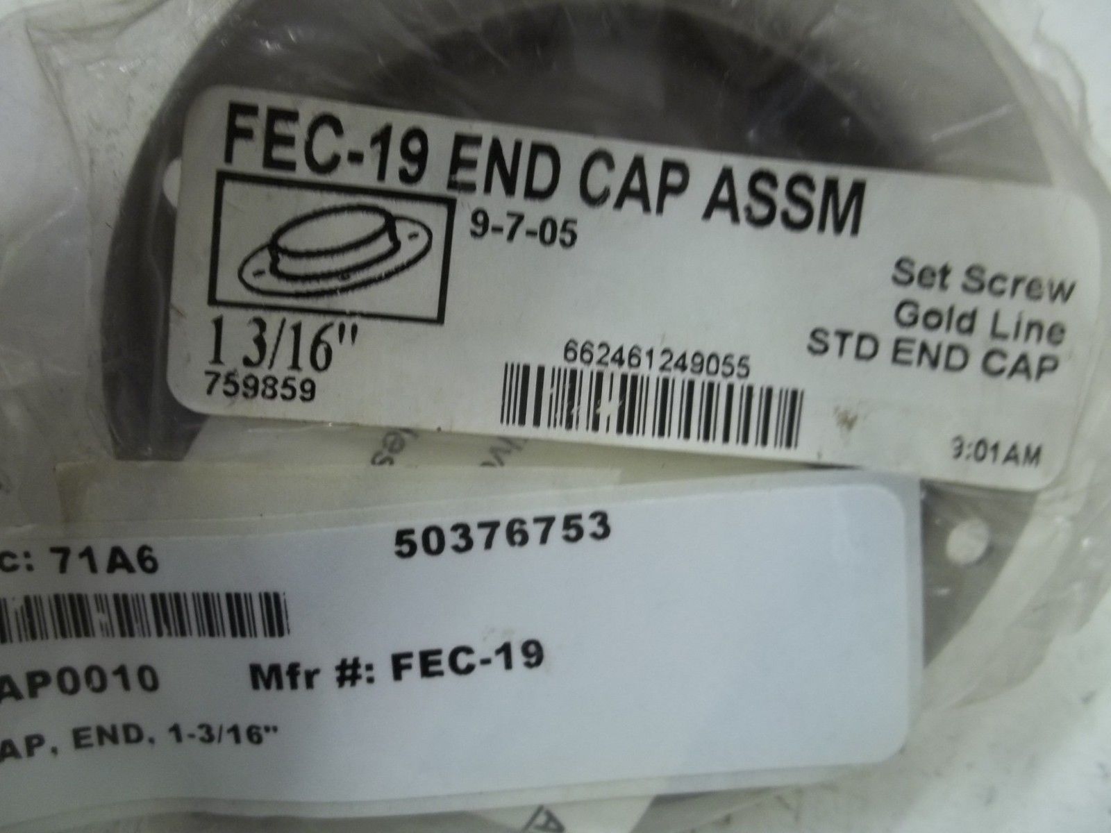 FEC-19 END CAP ASSM NSMP