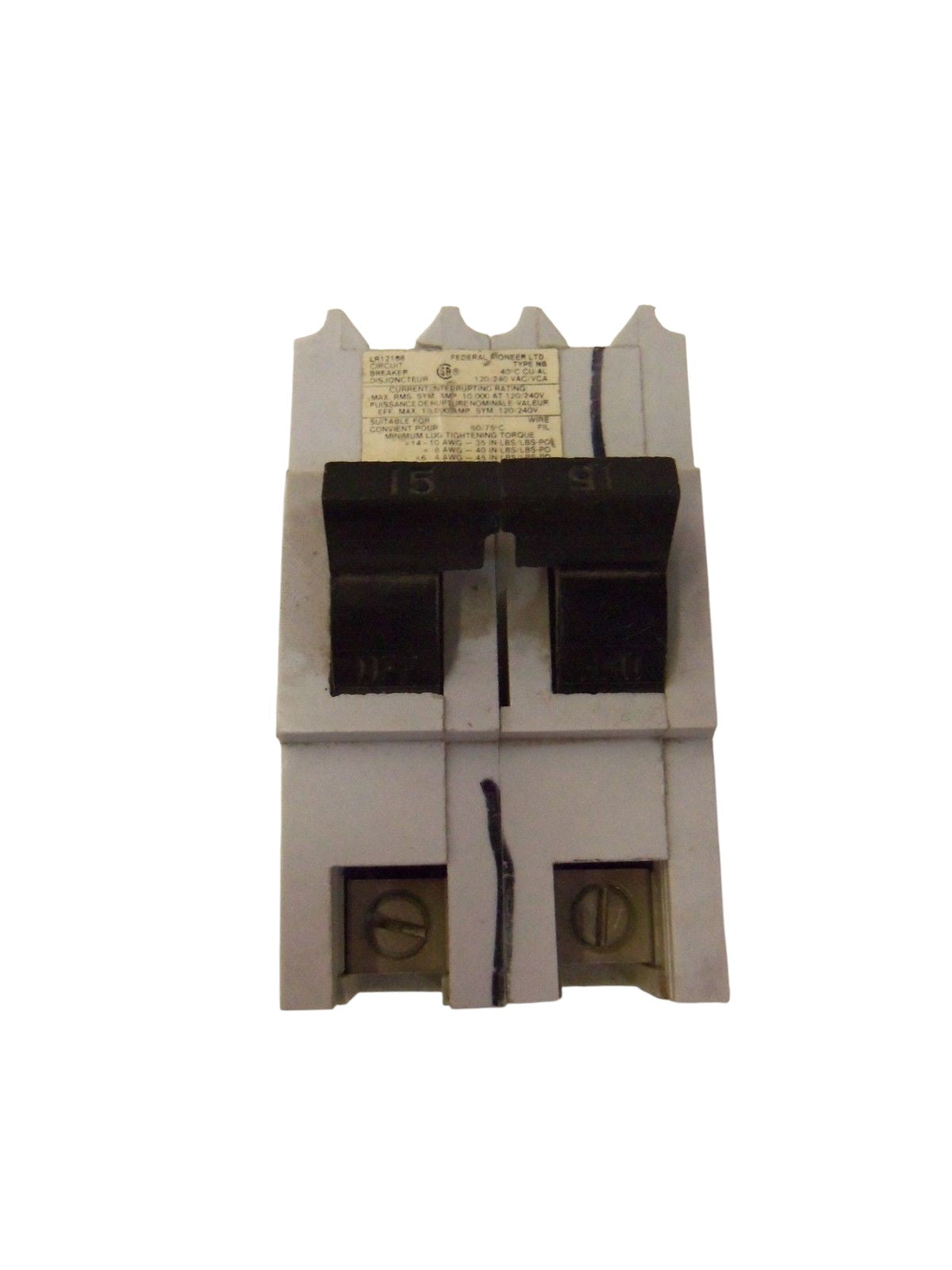 FEDERAL PIONEER CIRCUIT BREAKER NB221015 NSNP