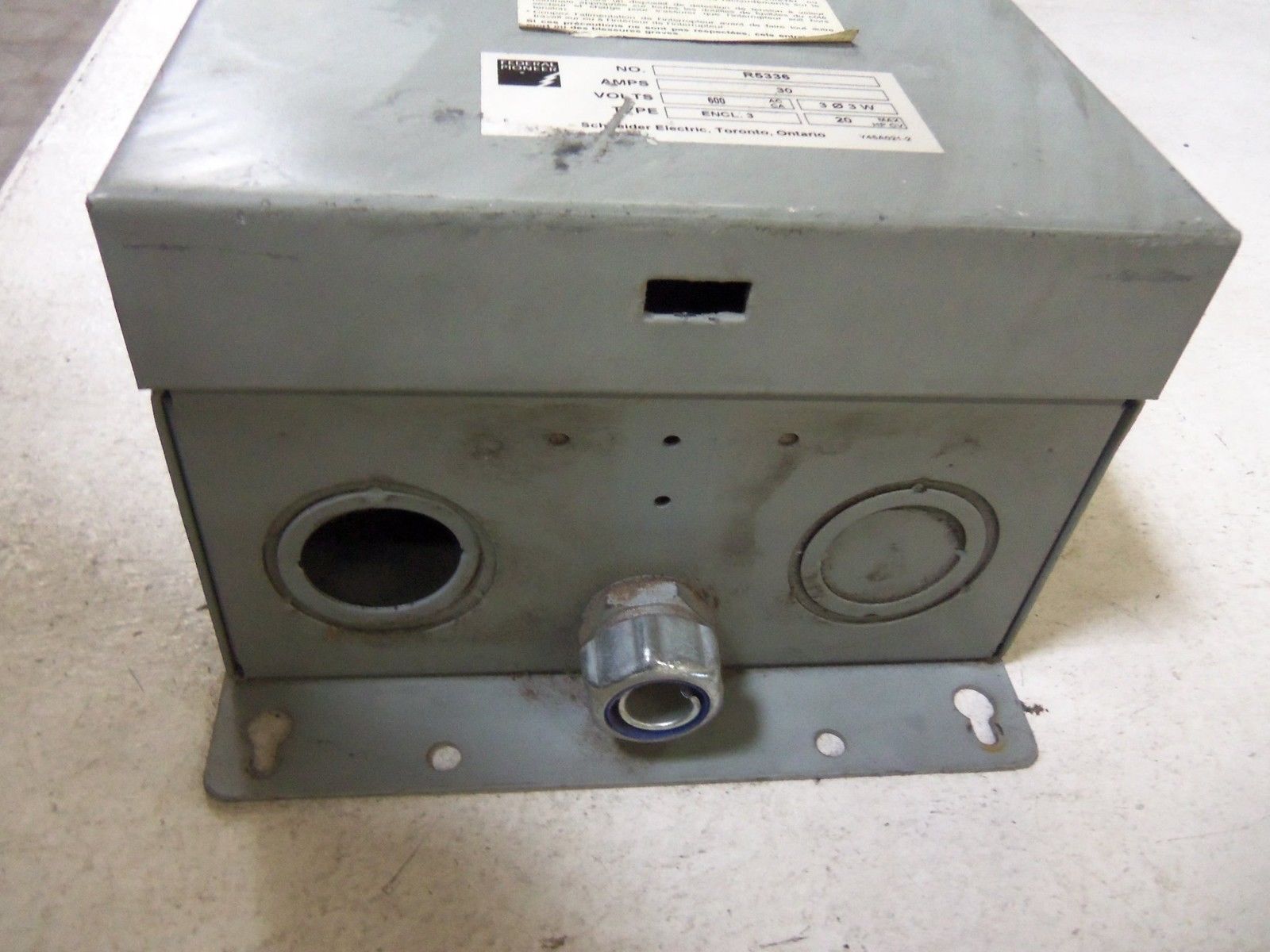 FEDERAL PIONEER R5336 DISCONNECT SWITCH UNMP