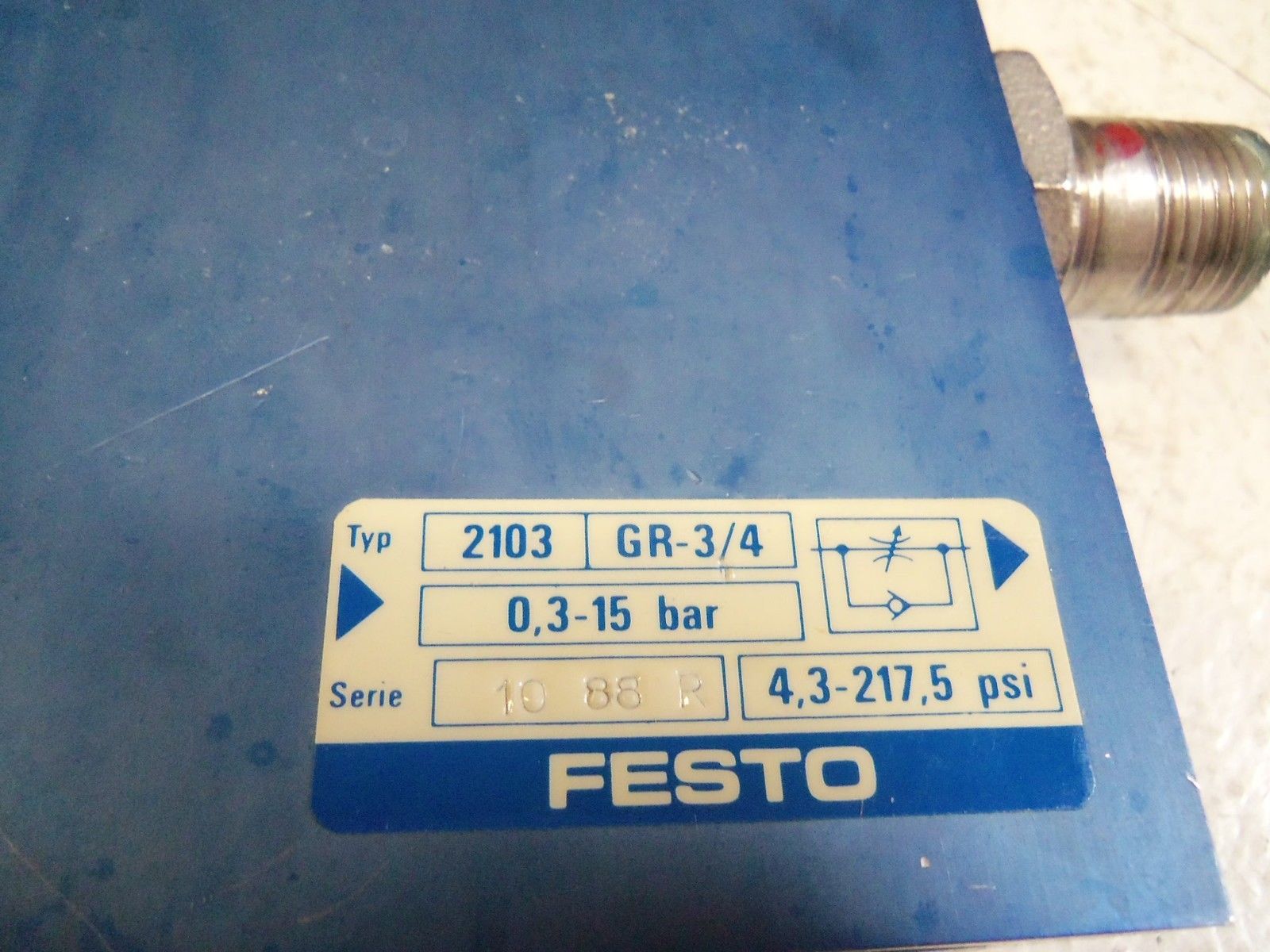 FESTO 2103 GR-3/4 UNMP
