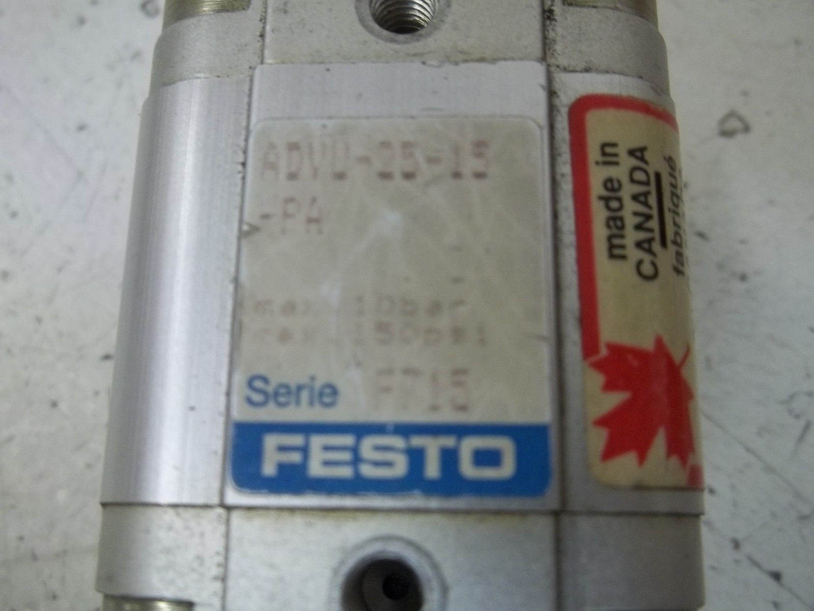 FESTO ADVU-25-15-PA PNEUMATIC CYLINDER UNMP