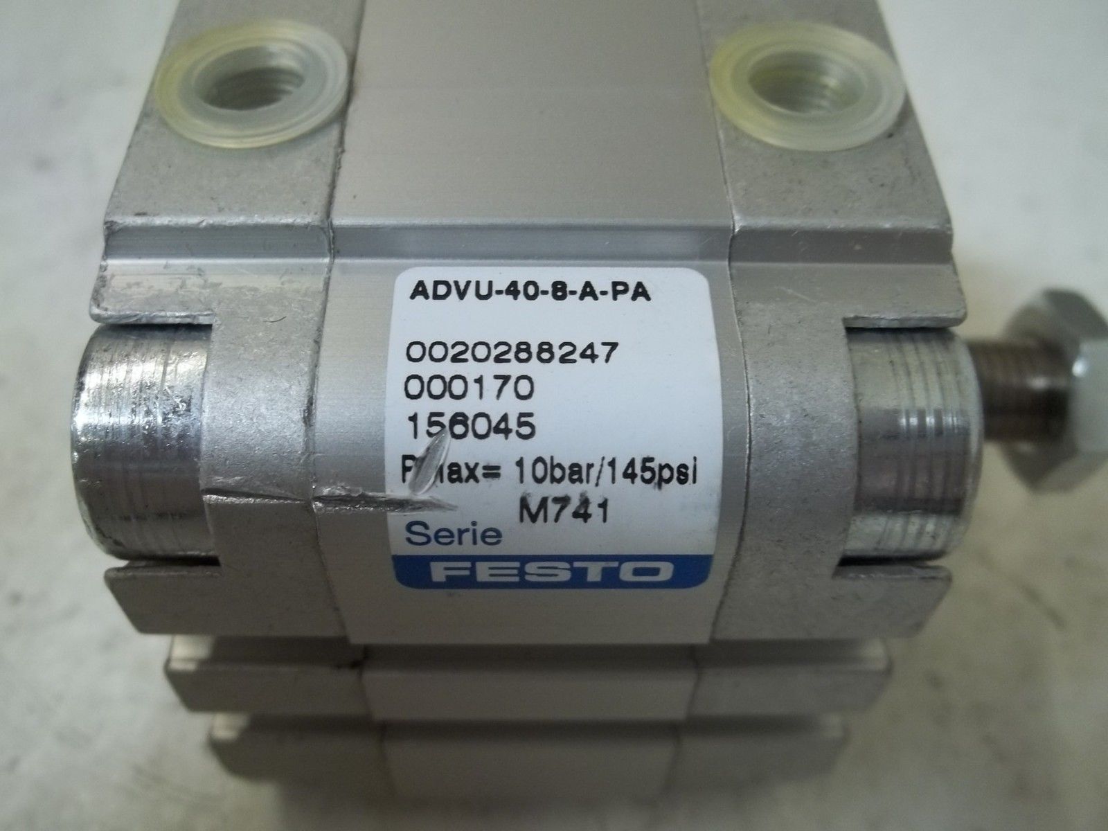FESTO ADVU-40-8-A-PA COMPACT PNEUMATIC CYLINDER NSNP