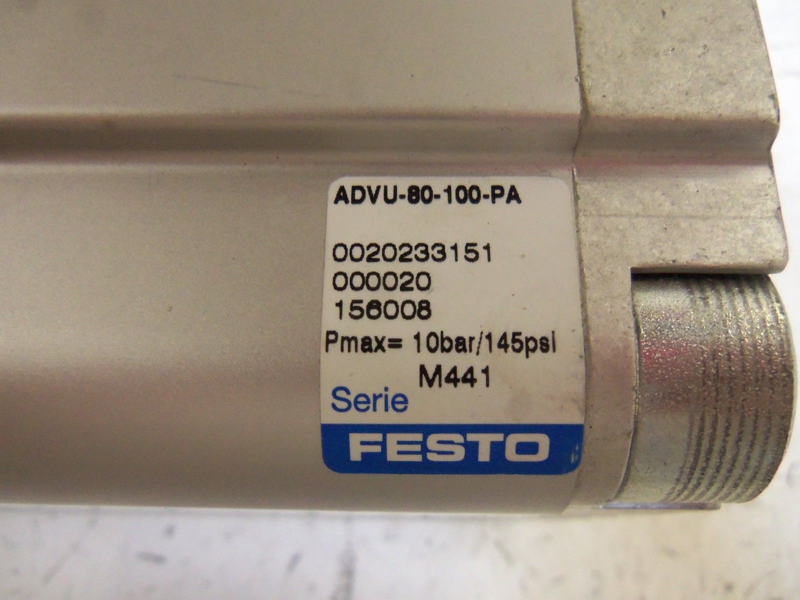 FESTO ADVU-80-100-PA CYLINDER NSNP
