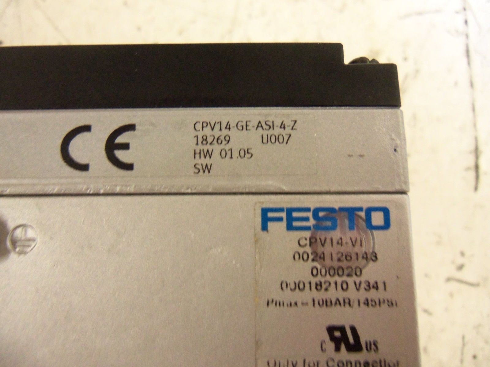 FESTO CPV14-GE-ASI-4-Z18269 SOLENOID MAINIFLOLD NSNP