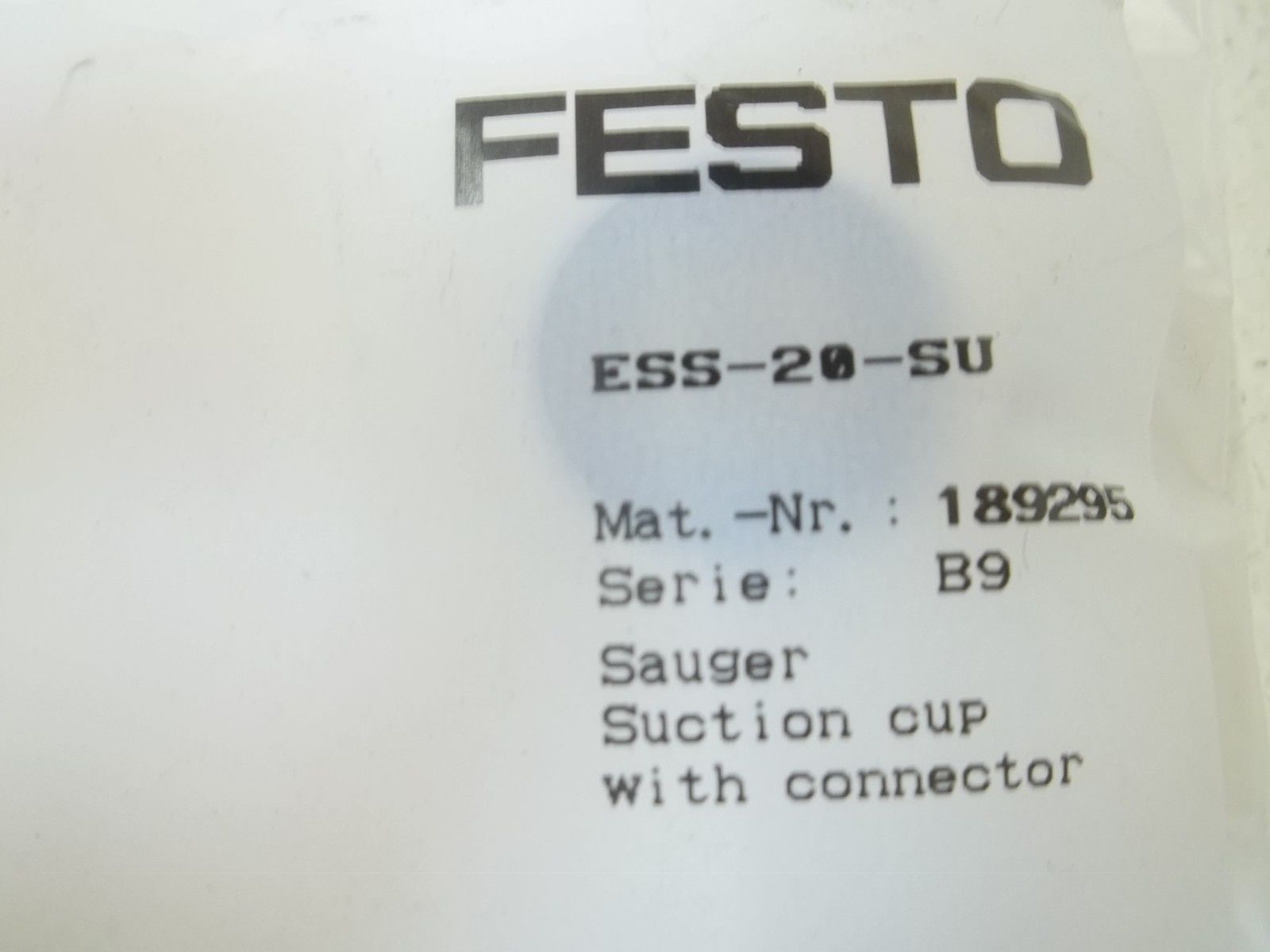 FESTO ESS-20-SU SUCTION CUP NSMP