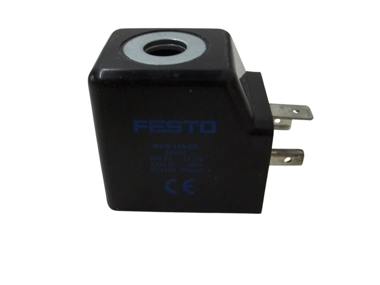 FESTO MSW-110-OD SOLENOID COIL 48V DC 12.7W UNMP